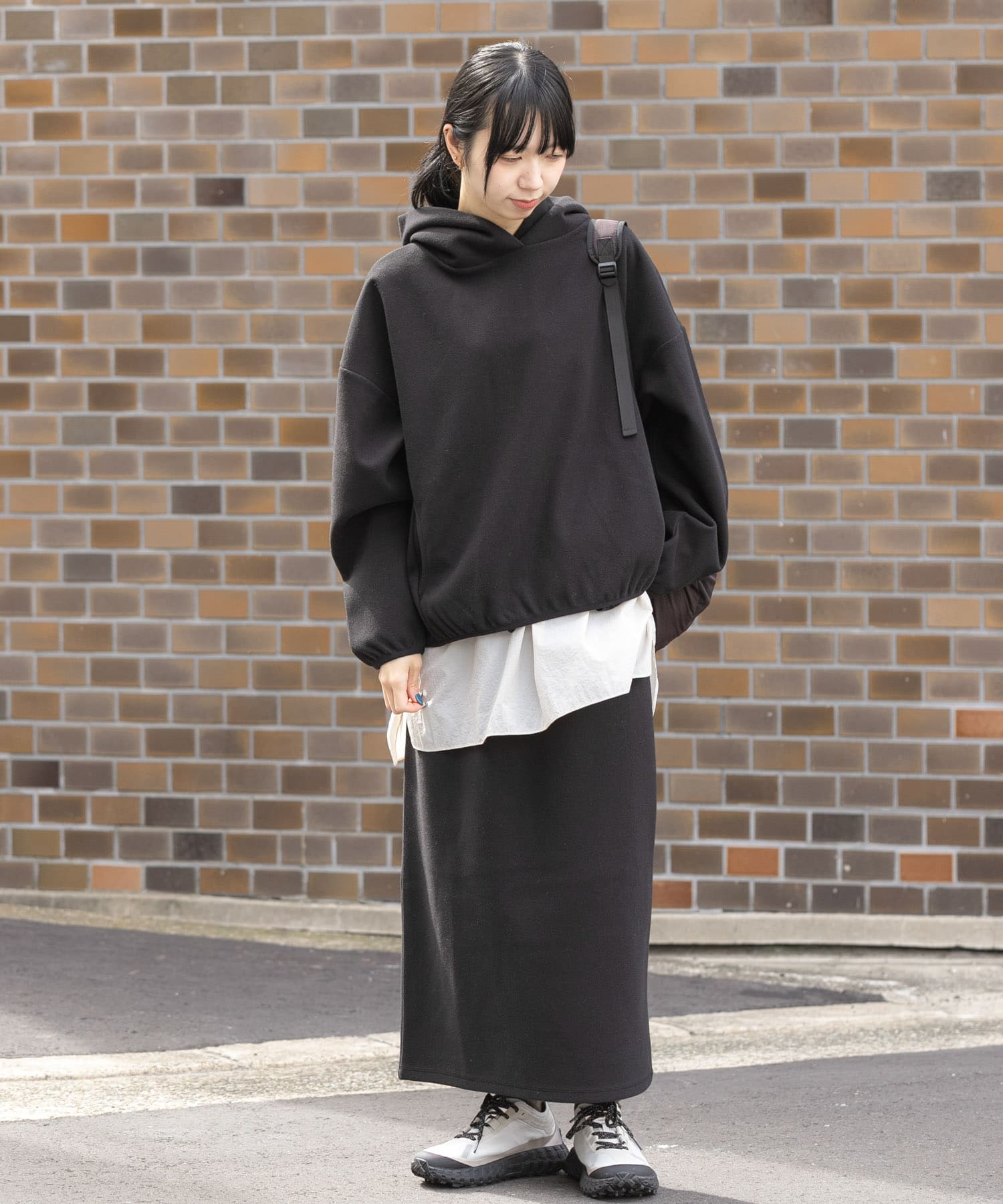 身長：161cm サイズ：one