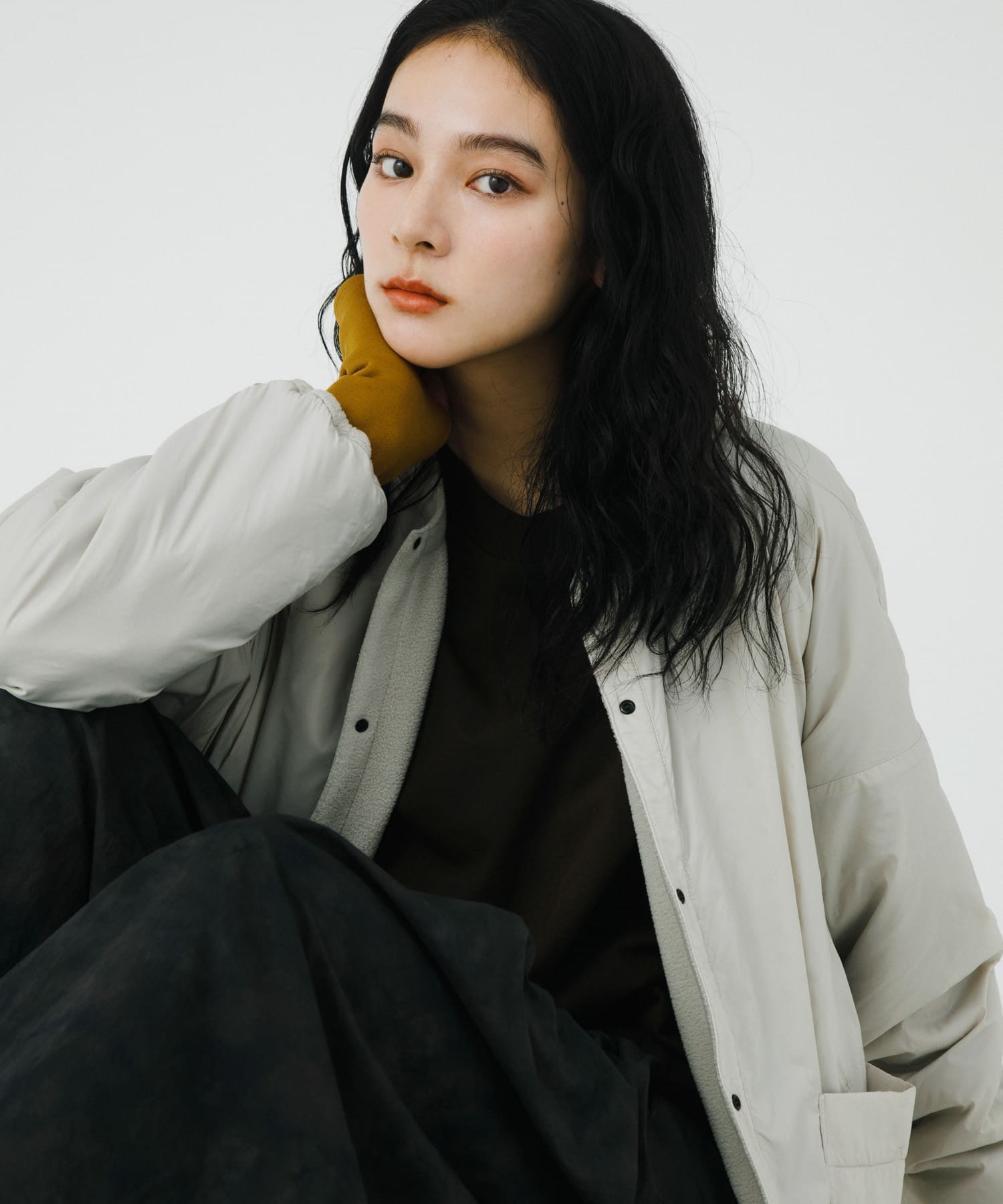 身長：168cm サイズ：one