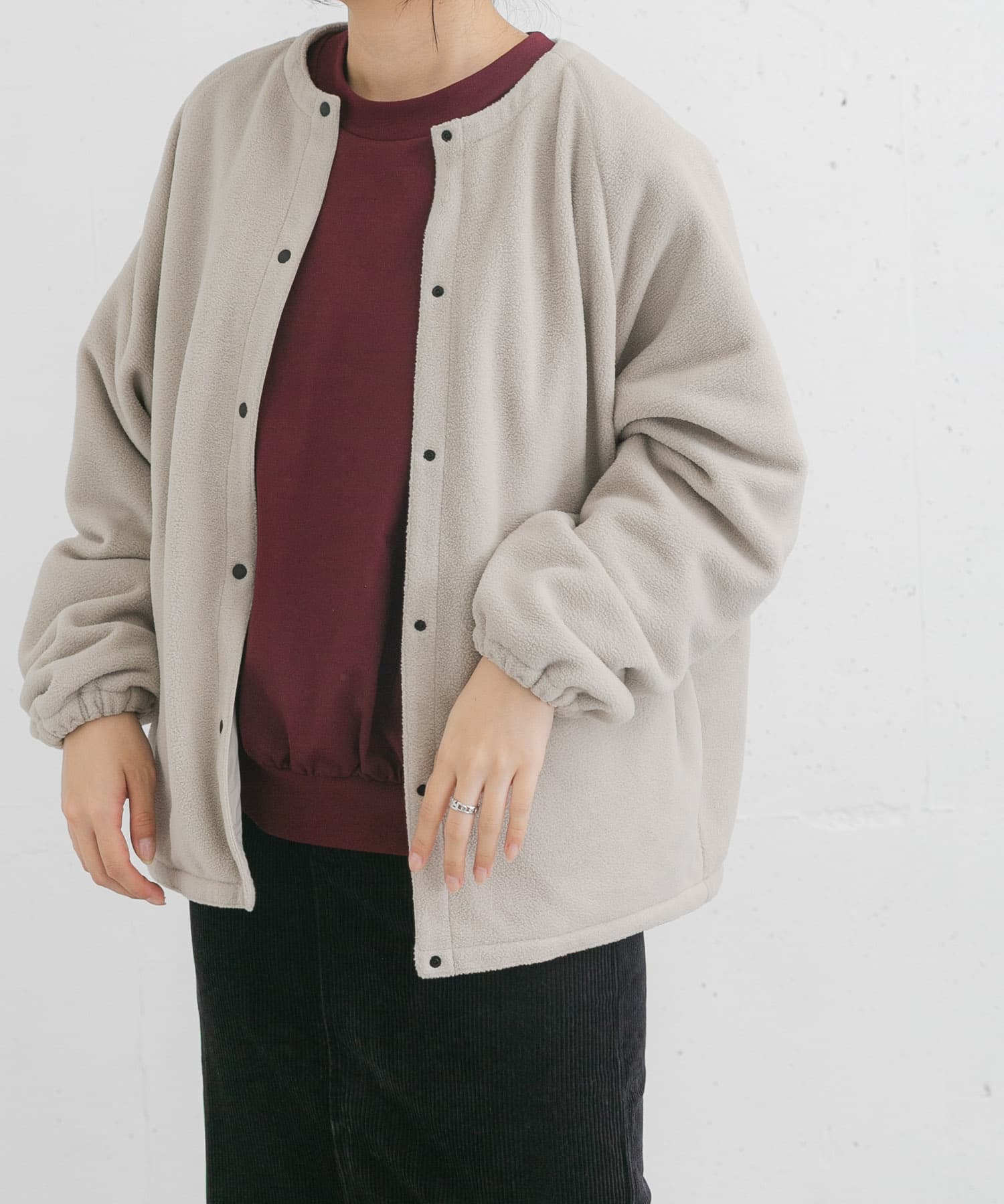 身長：169cm サイズ：one