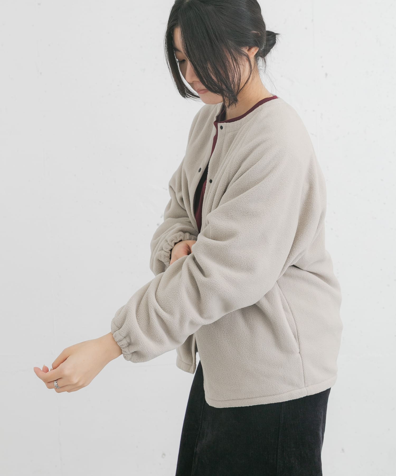 身長：169cm サイズ：one