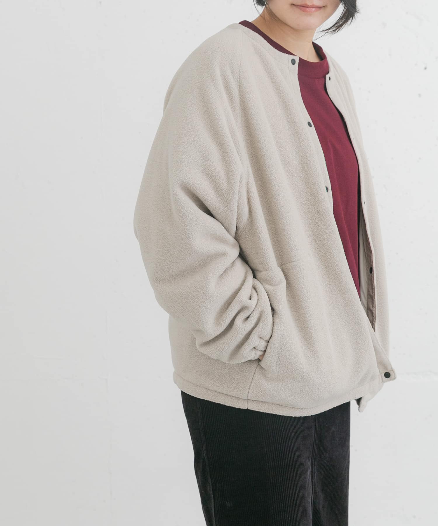 身長：169cm サイズ：one