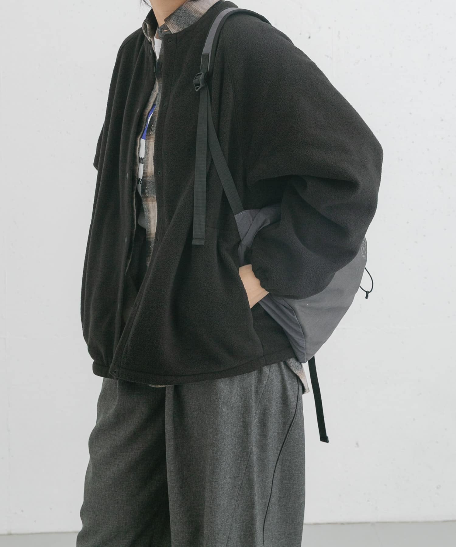 身長：169cm サイズ：one