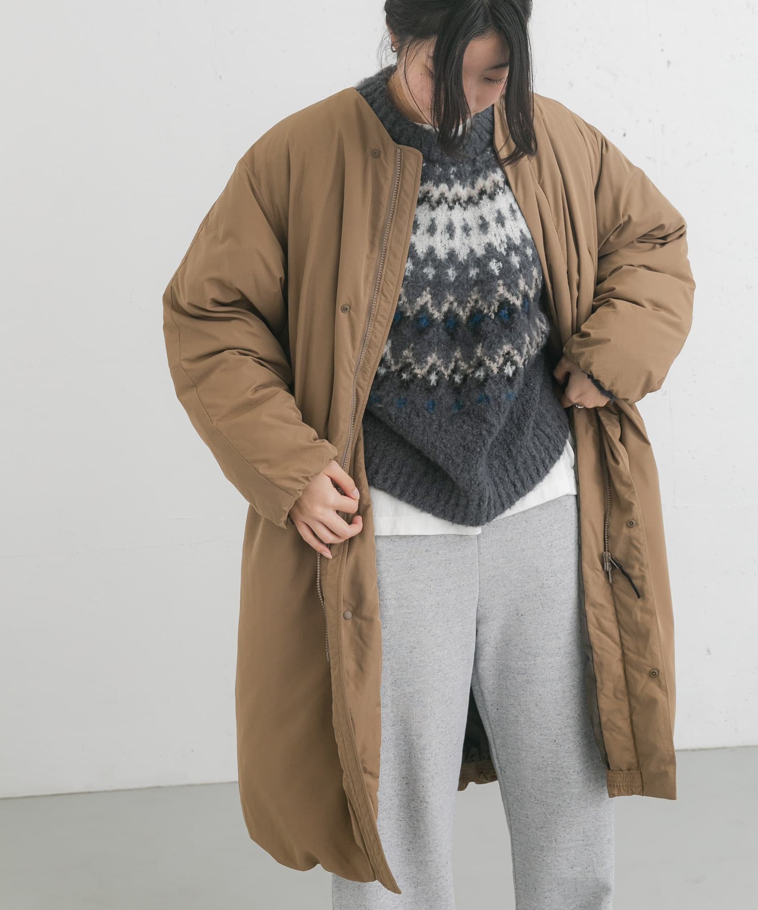 身長：169cm サイズ：one