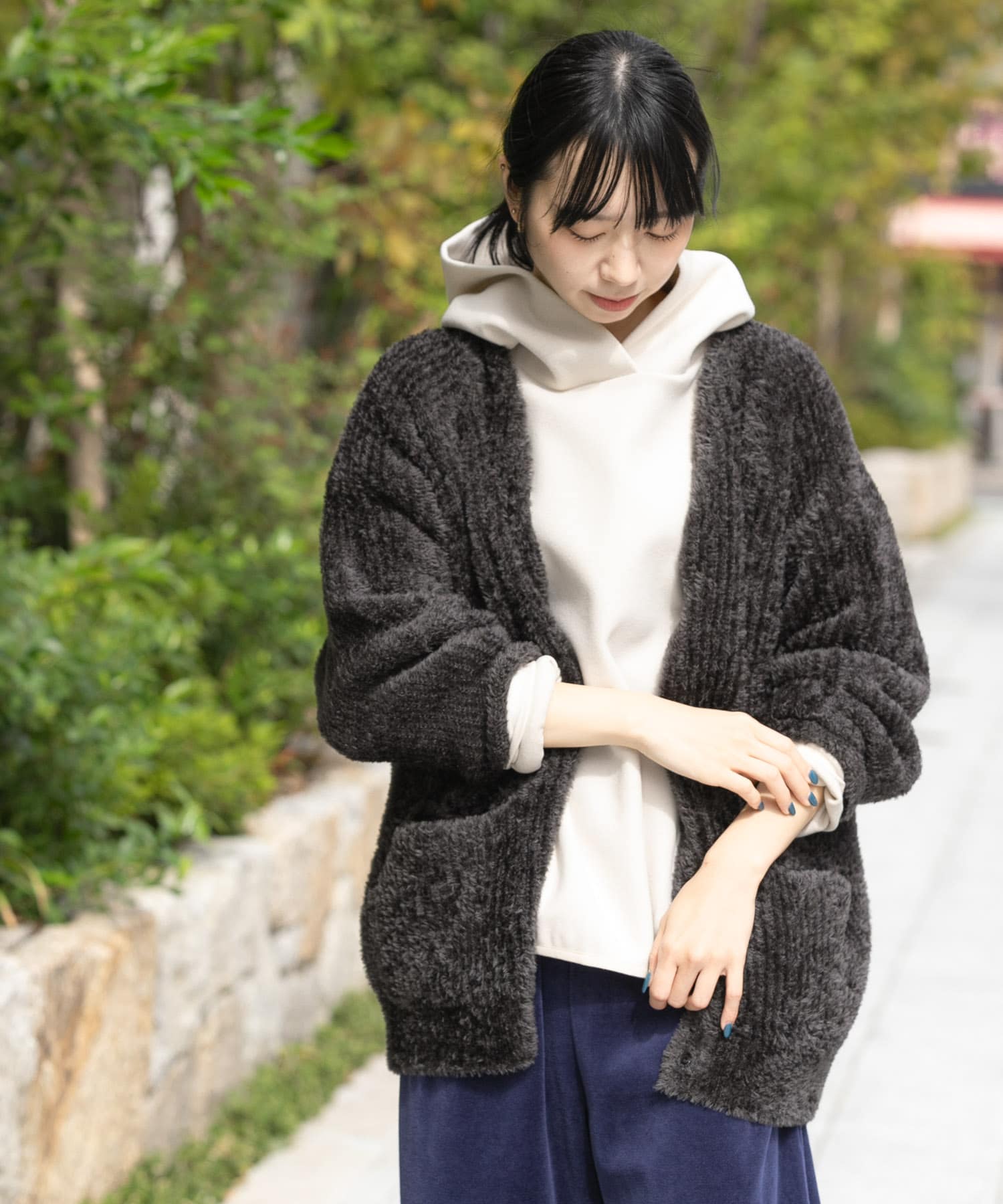 身長：161cm サイズ：one