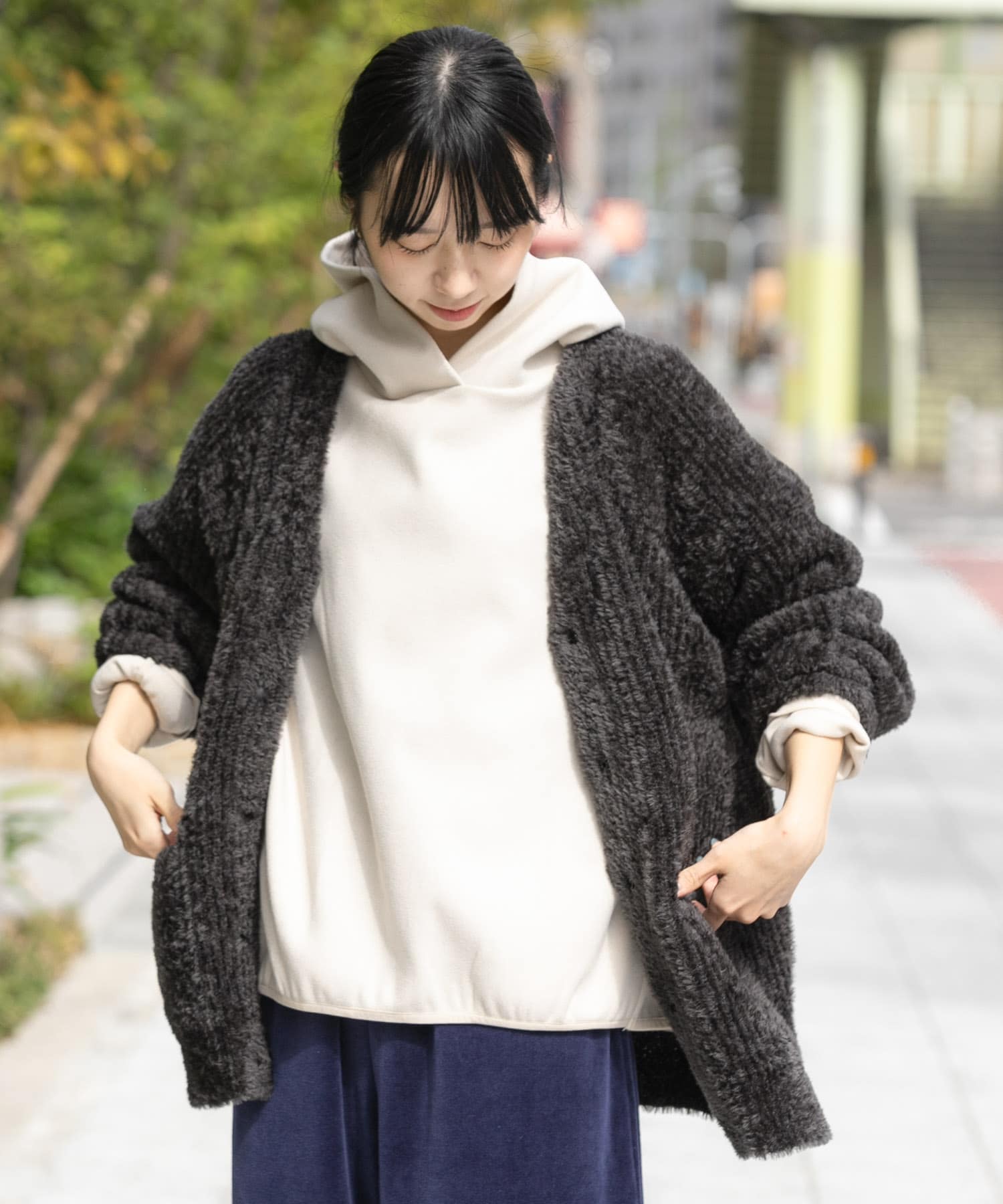 身長：161cm サイズ：one