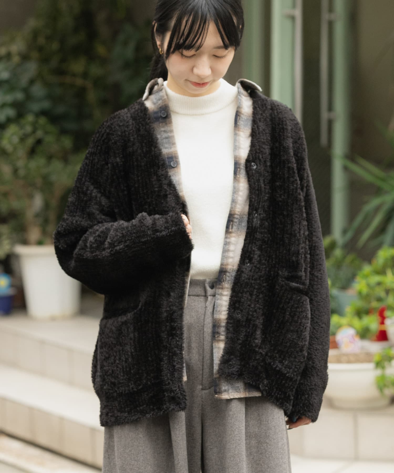 身長：161cm サイズ：one