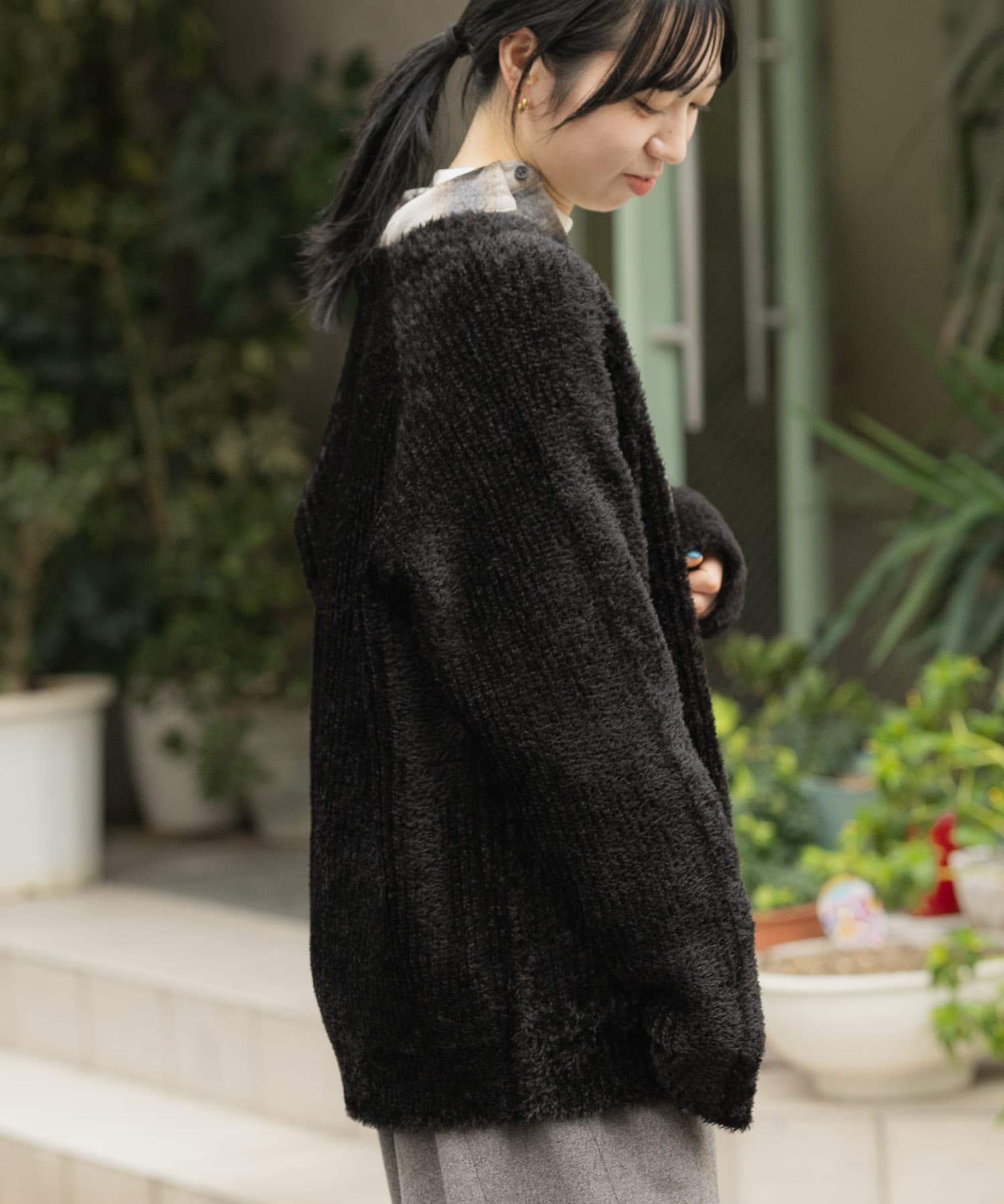 身長：161cm サイズ：one