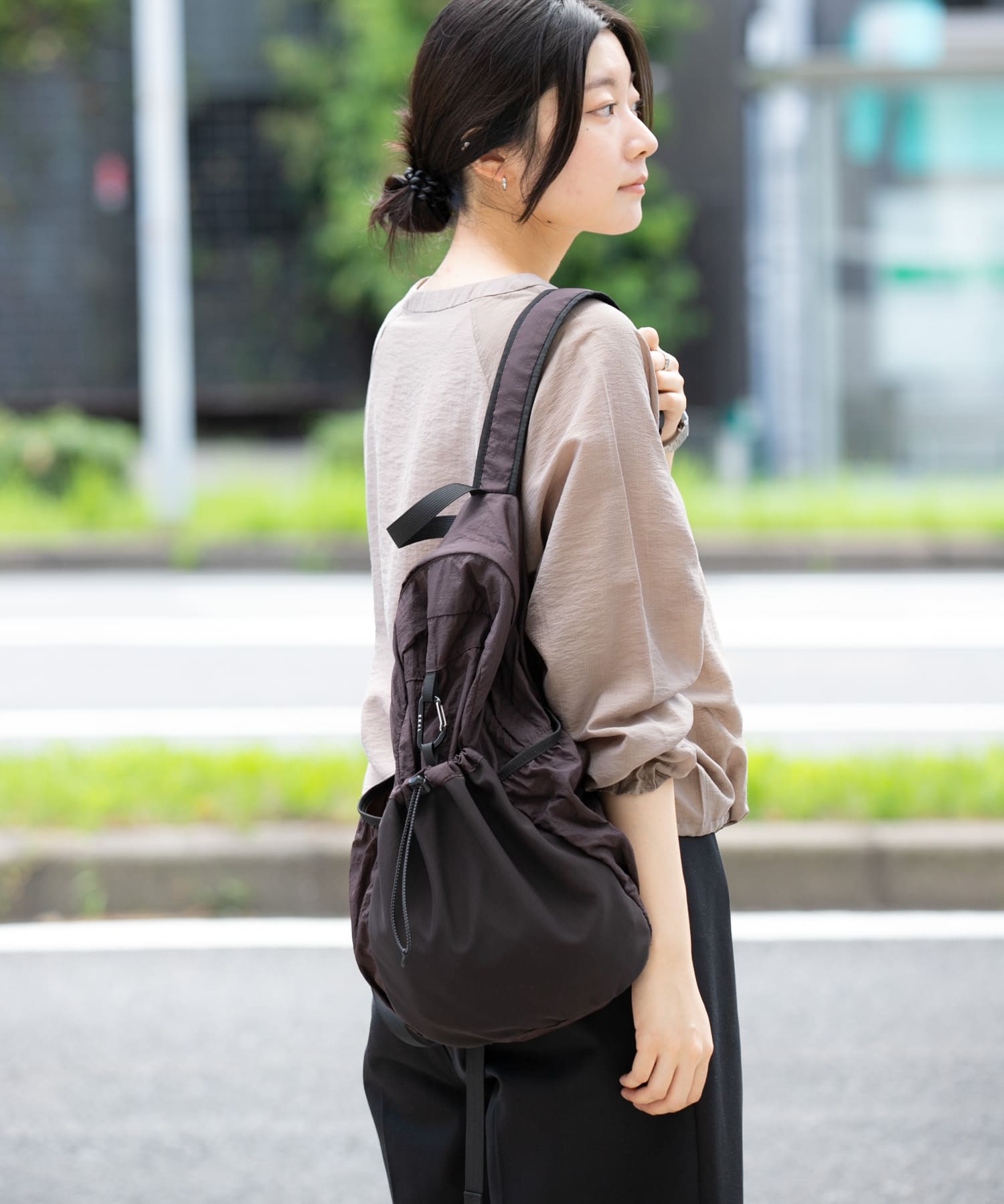EASY DAYPACK ブラウン One