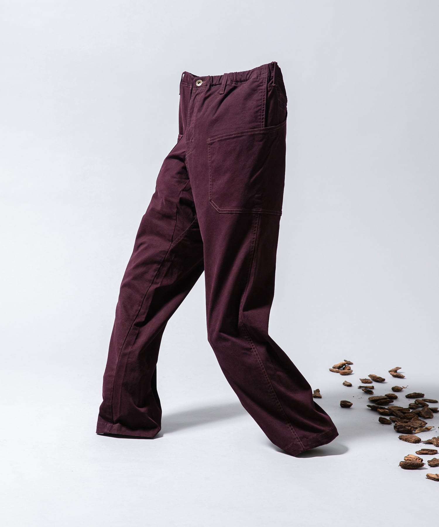 『別注』GRIP SWANY×EKAL　CAMP PANTS プラム M