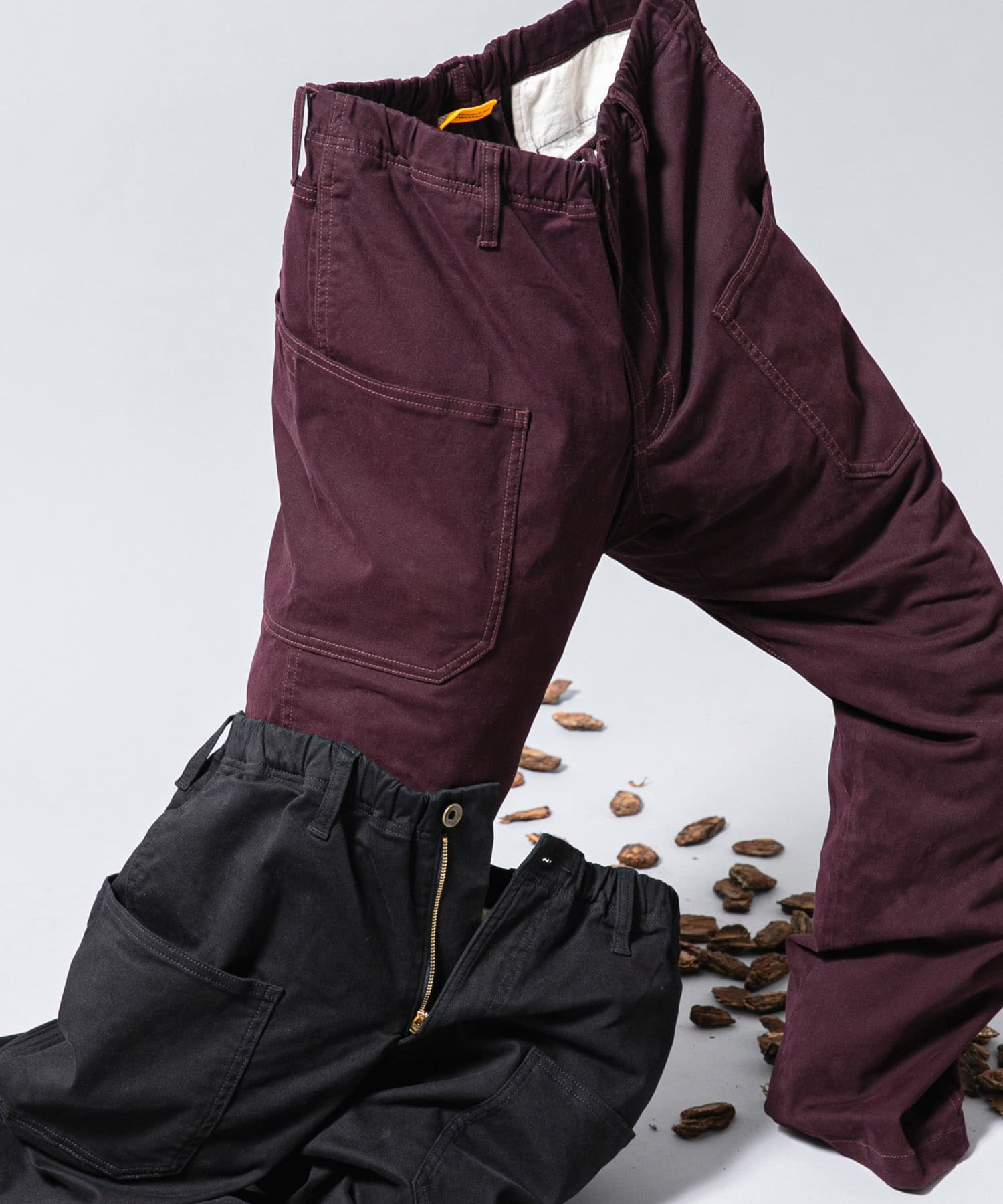 『別注』GRIP SWANY×EKAL　CAMP PANTS プラム M