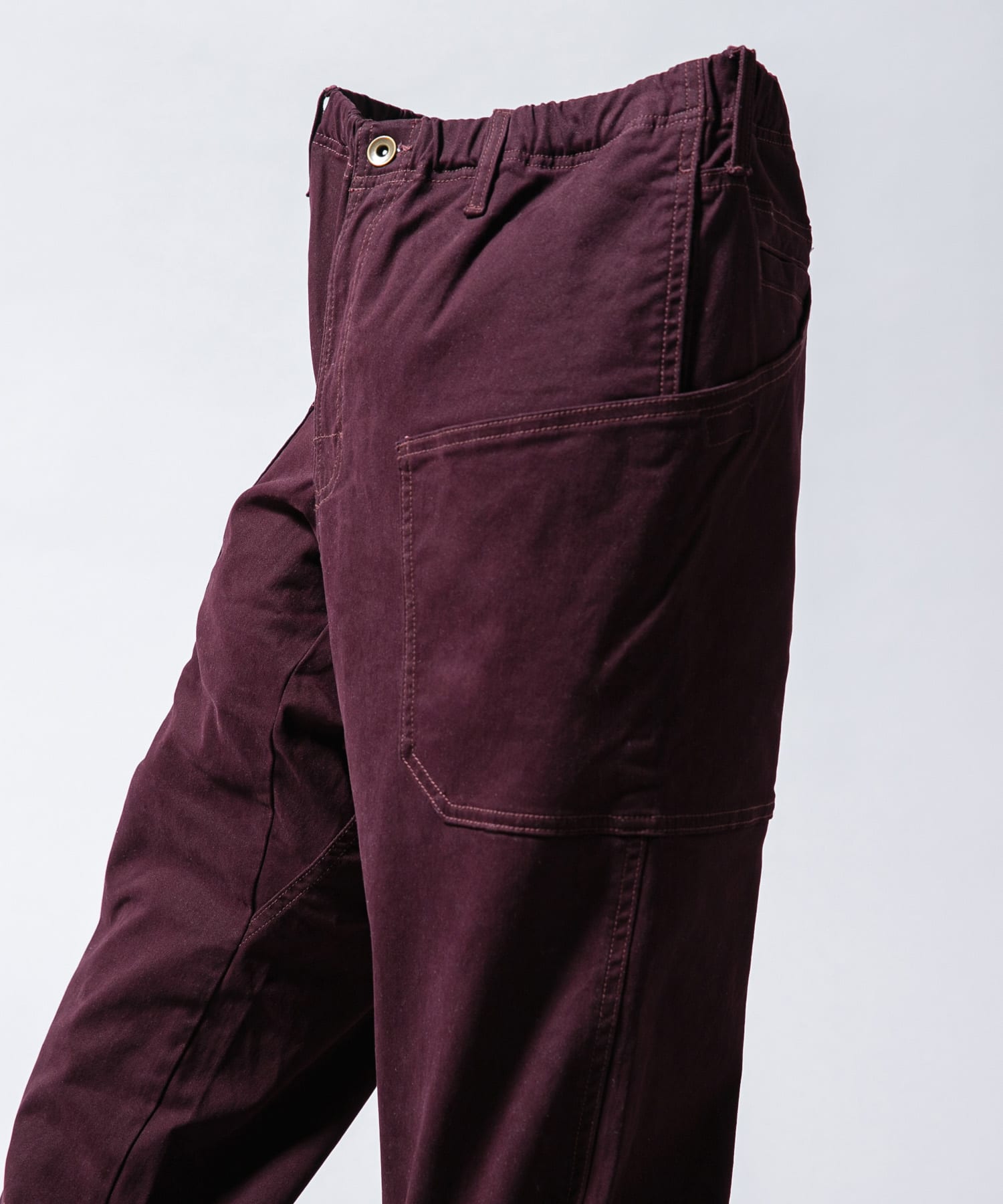 『別注』GRIP SWANY×EKAL　CAMP PANTS プラム M