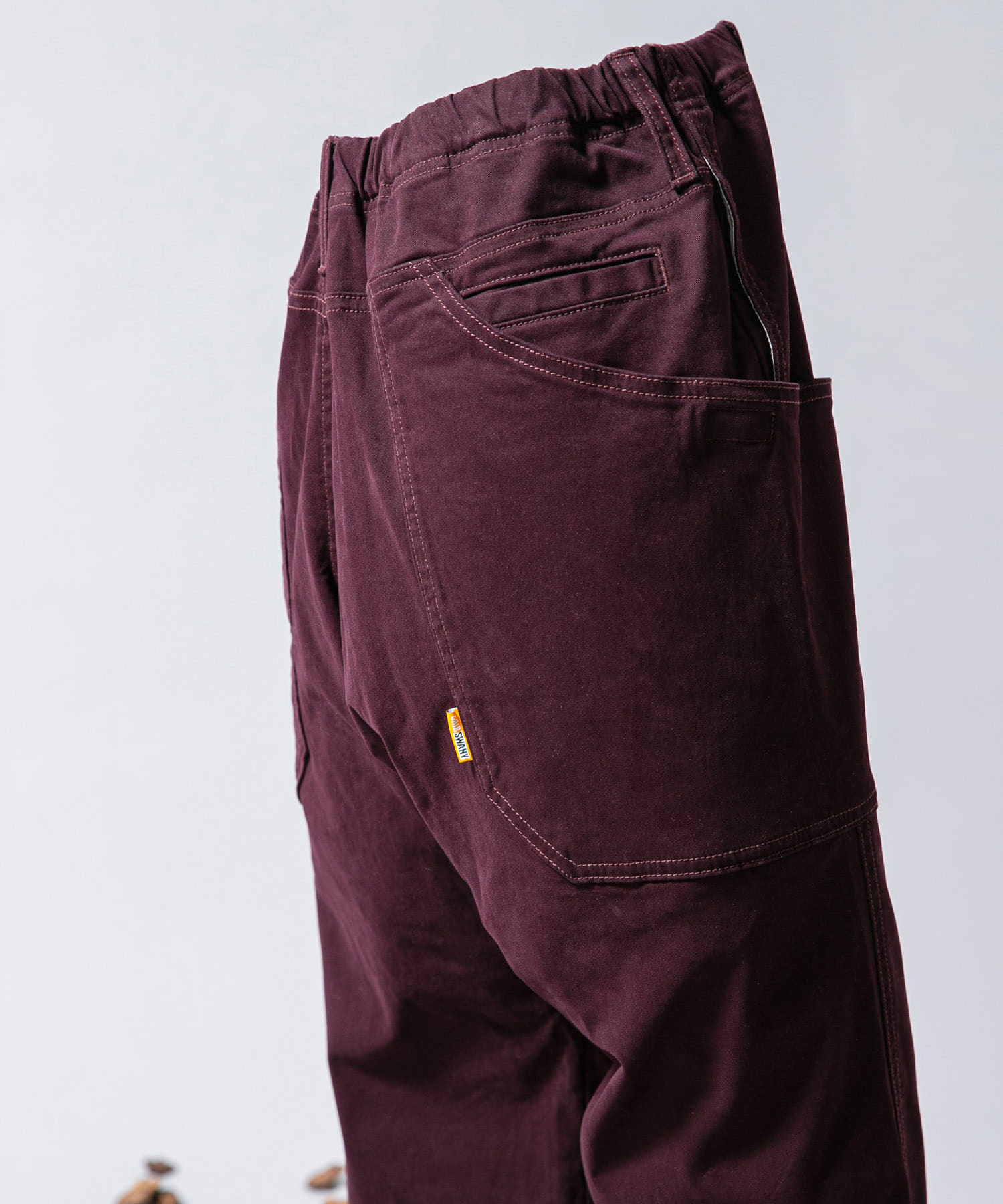 『別注』GRIP SWANY×EKAL　CAMP PANTS プラム M