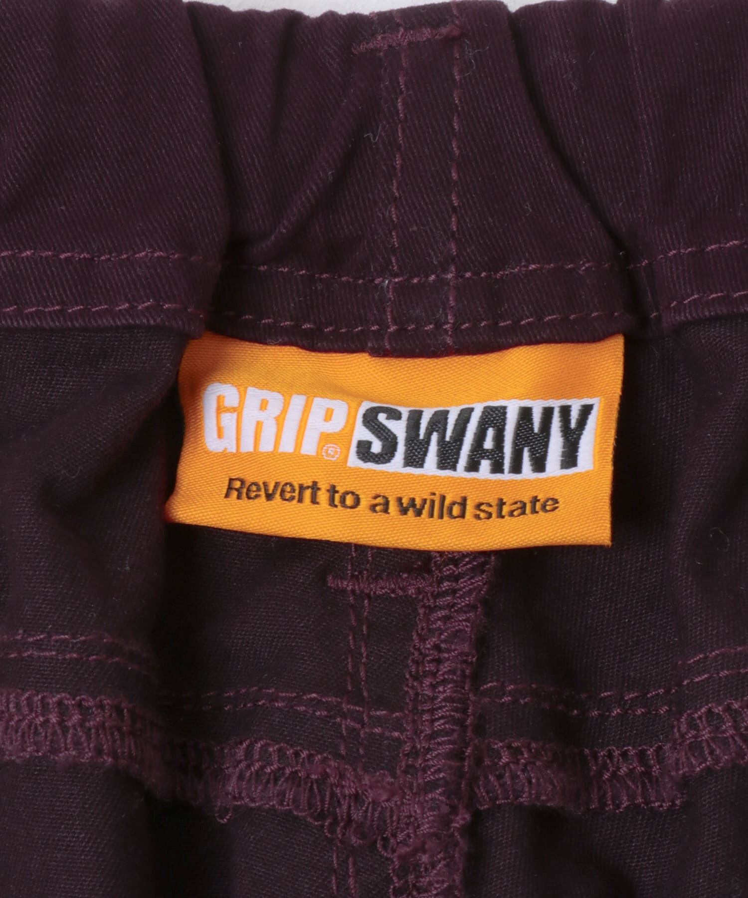『別注』GRIP SWANY×EKAL　CAMP PANTS プラム M
