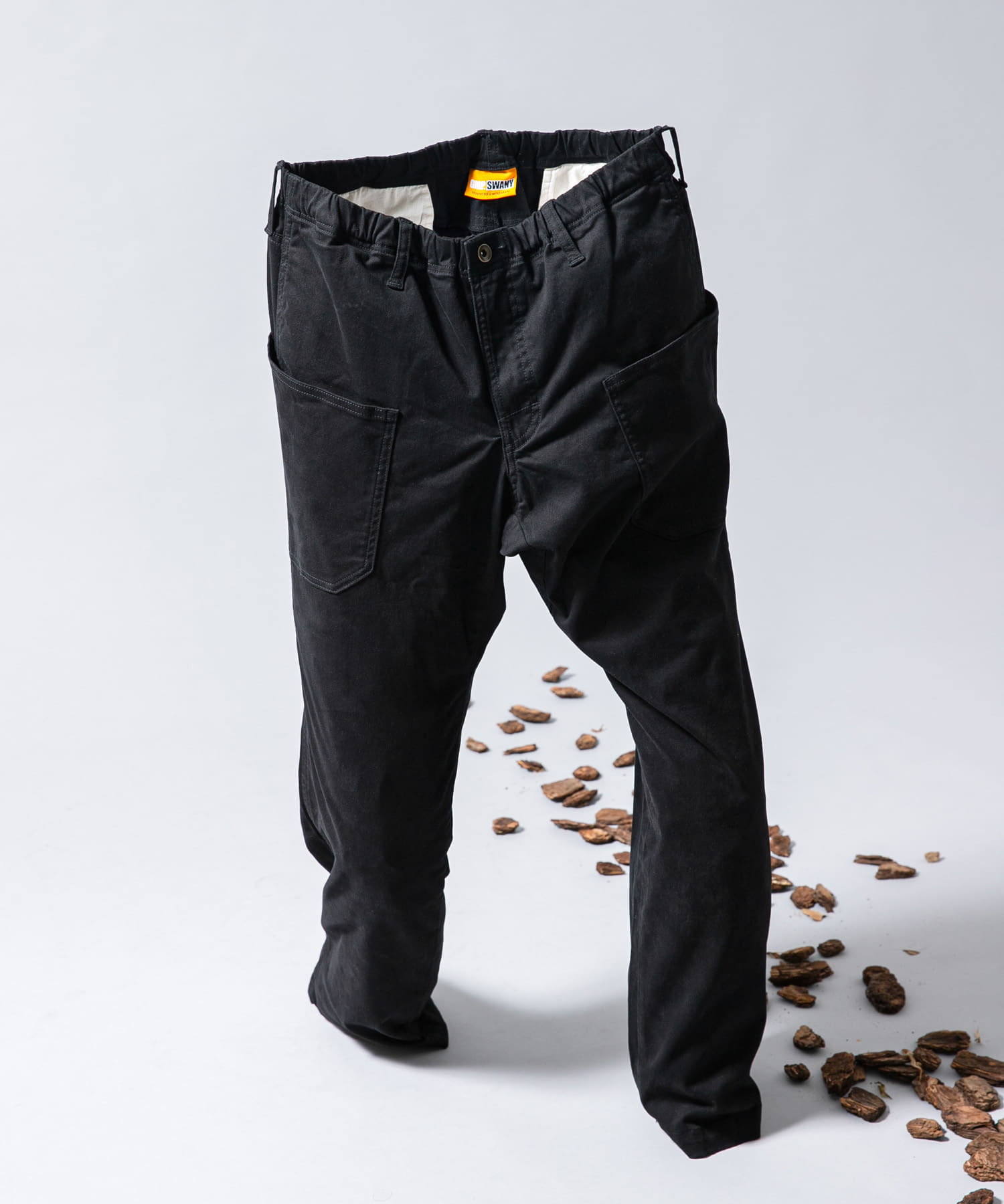 『別注』GRIP SWANY×EKAL　CAMP PANTS ブラック M