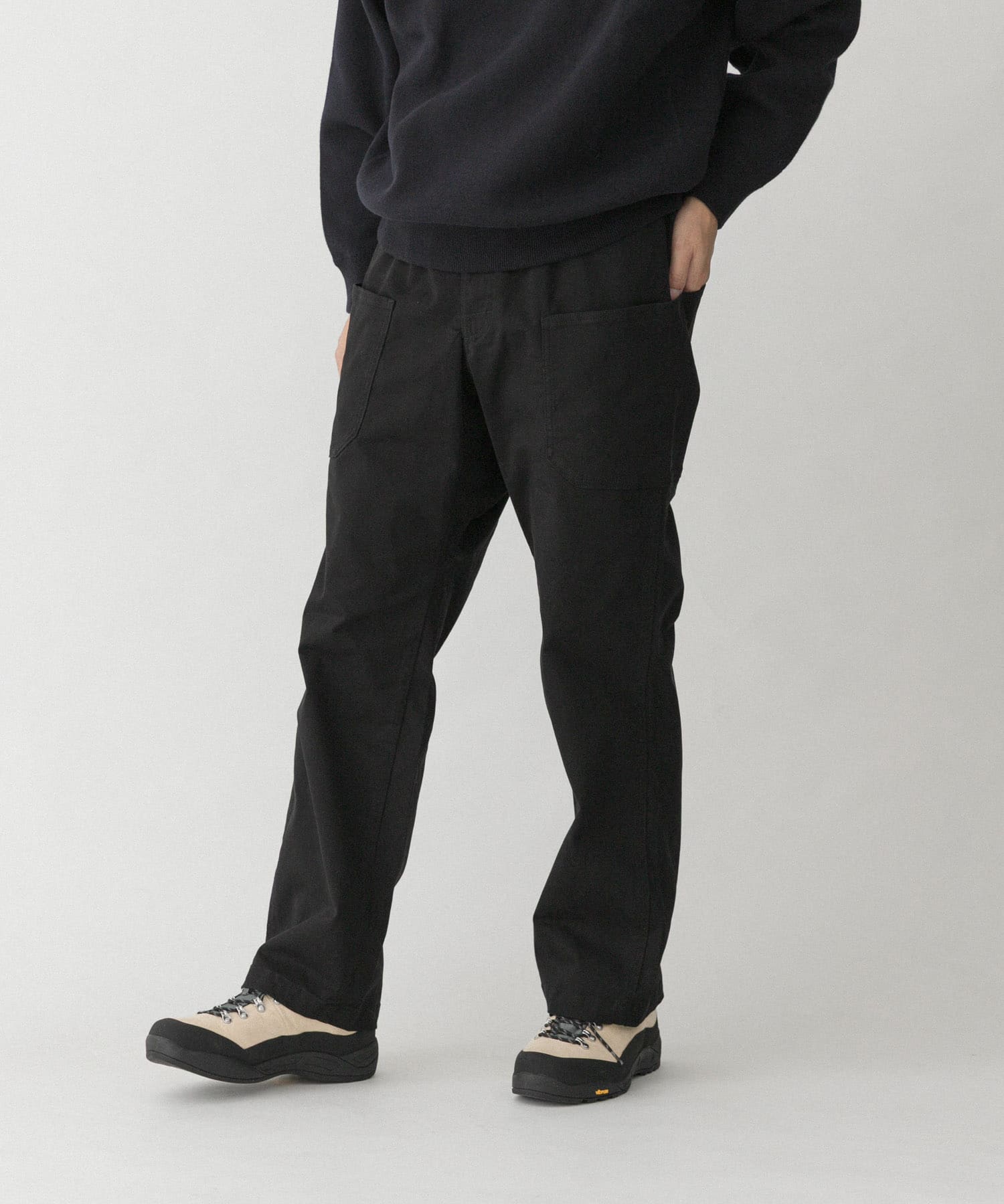 『別注』GRIP SWANY×EKAL　CAMP PANTS ブラック M