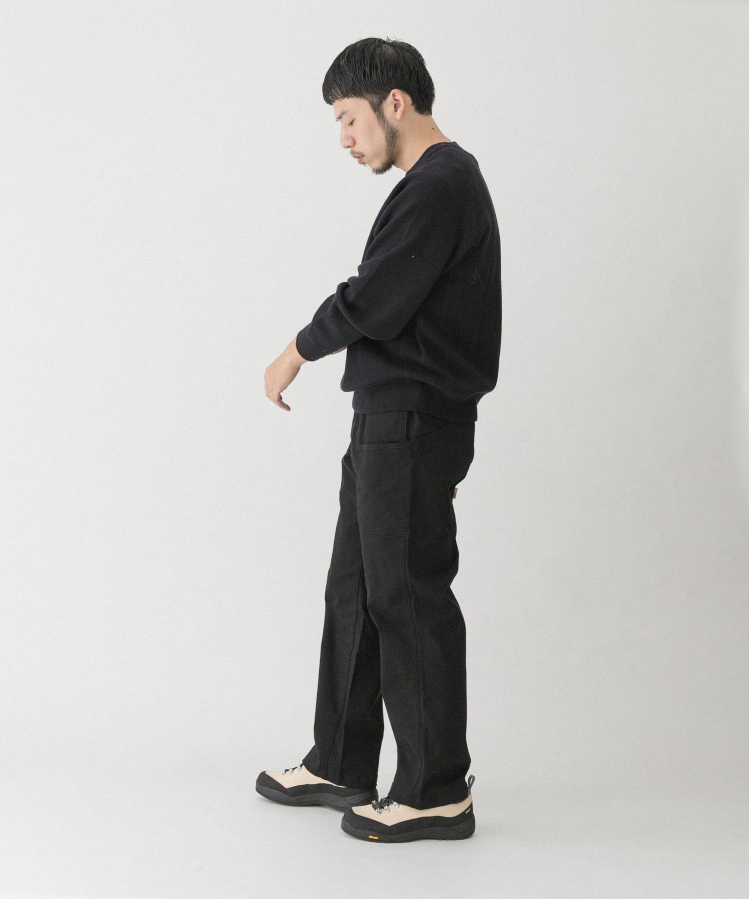 『別注』GRIP SWANY×EKAL　CAMP PANTS ブラック L