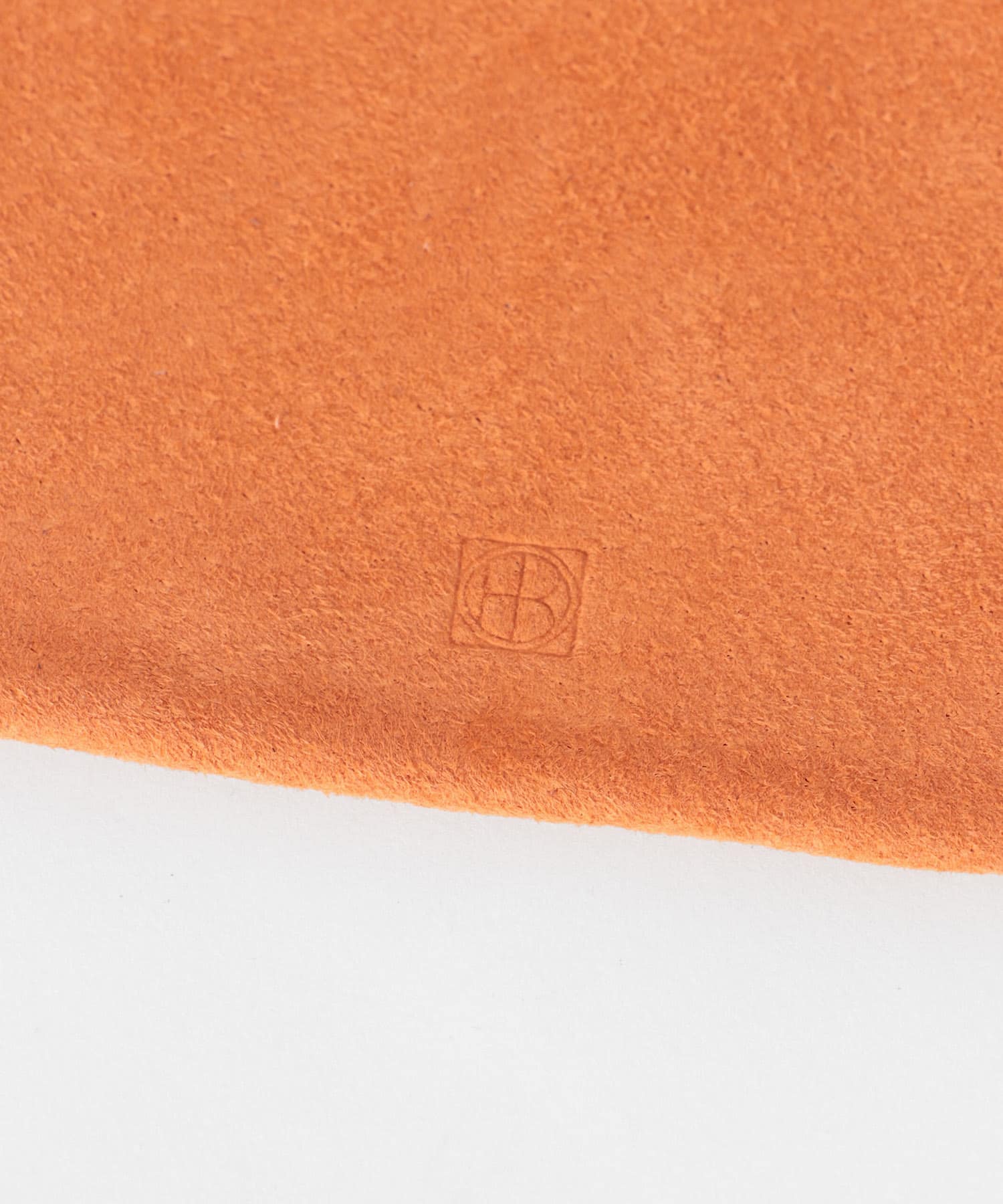 HOBO　UTILITY CASE L PIG SUEDE ORANGE one