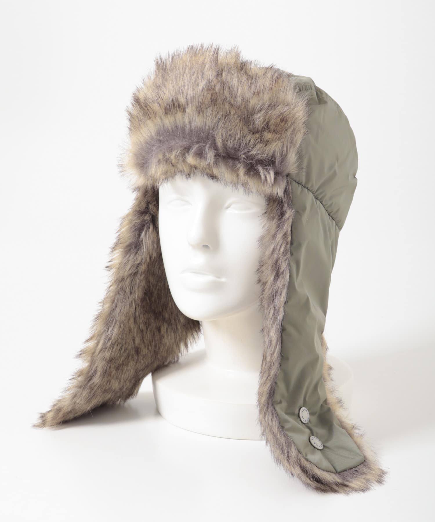 NANGA　AURORA TEX FUR FLIGHT CAP OR GRN one