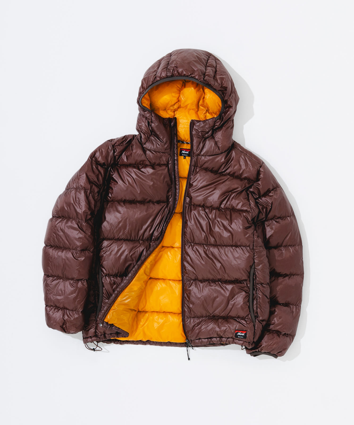 『別注』NANGA×EKAL　クラシックダウンジャケット ブラウン L