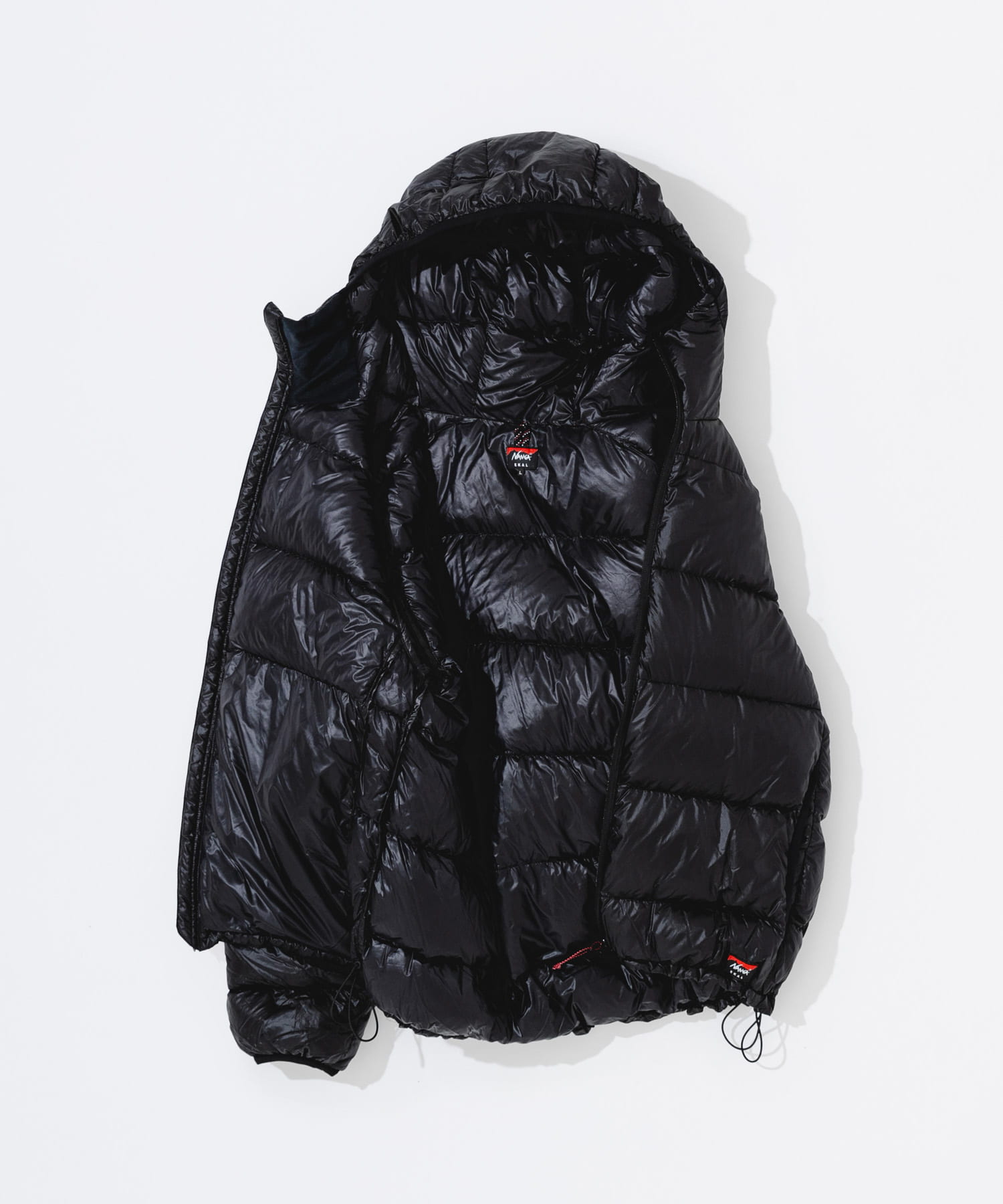 『別注』NANGA×EKAL　クラシックダウンジャケット ブラック L