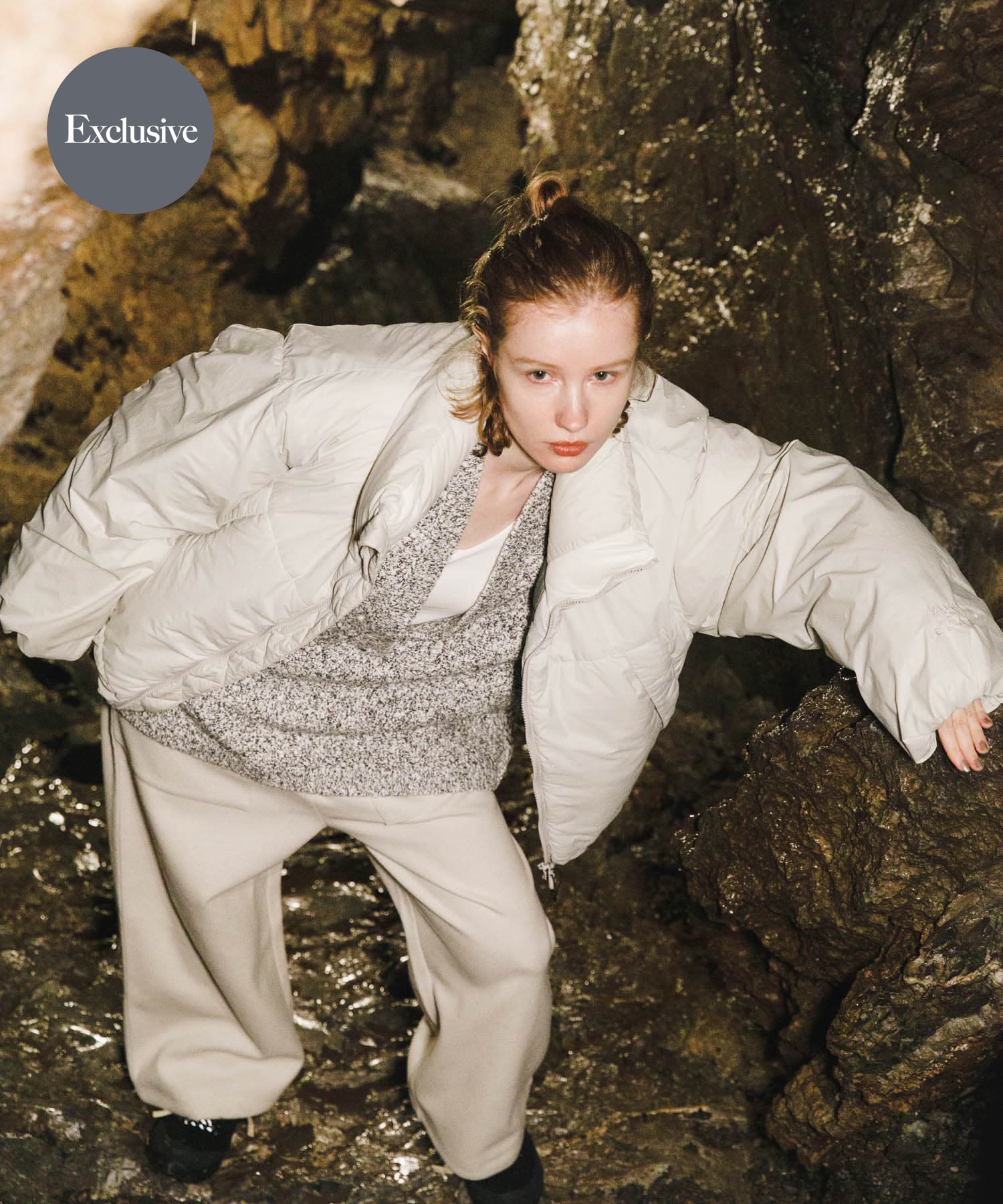 別注』NANGA×EKAL スタンドカラーダウンジャケット(one ブラック