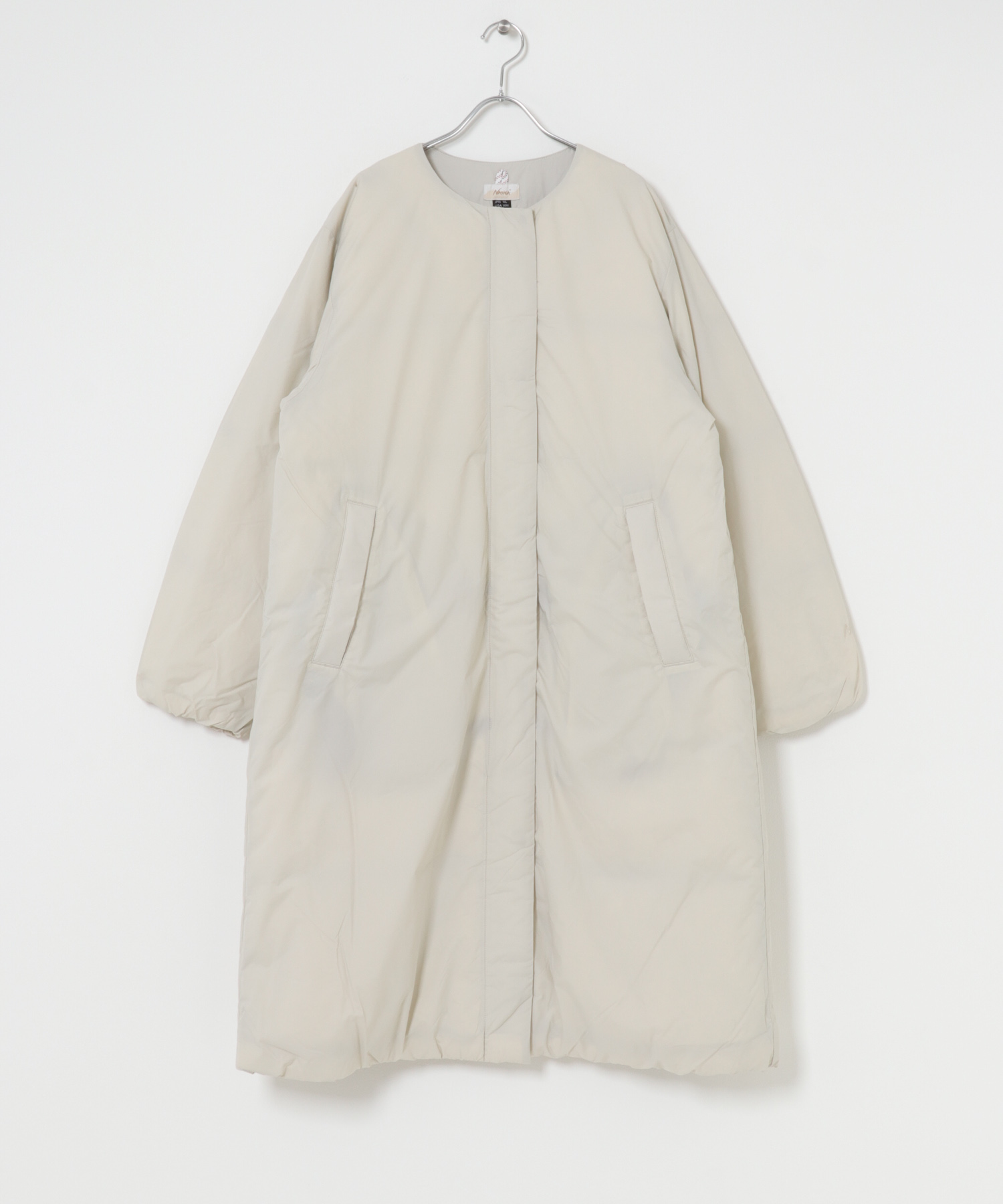 NANGA NO COLLAR DOWN COAT