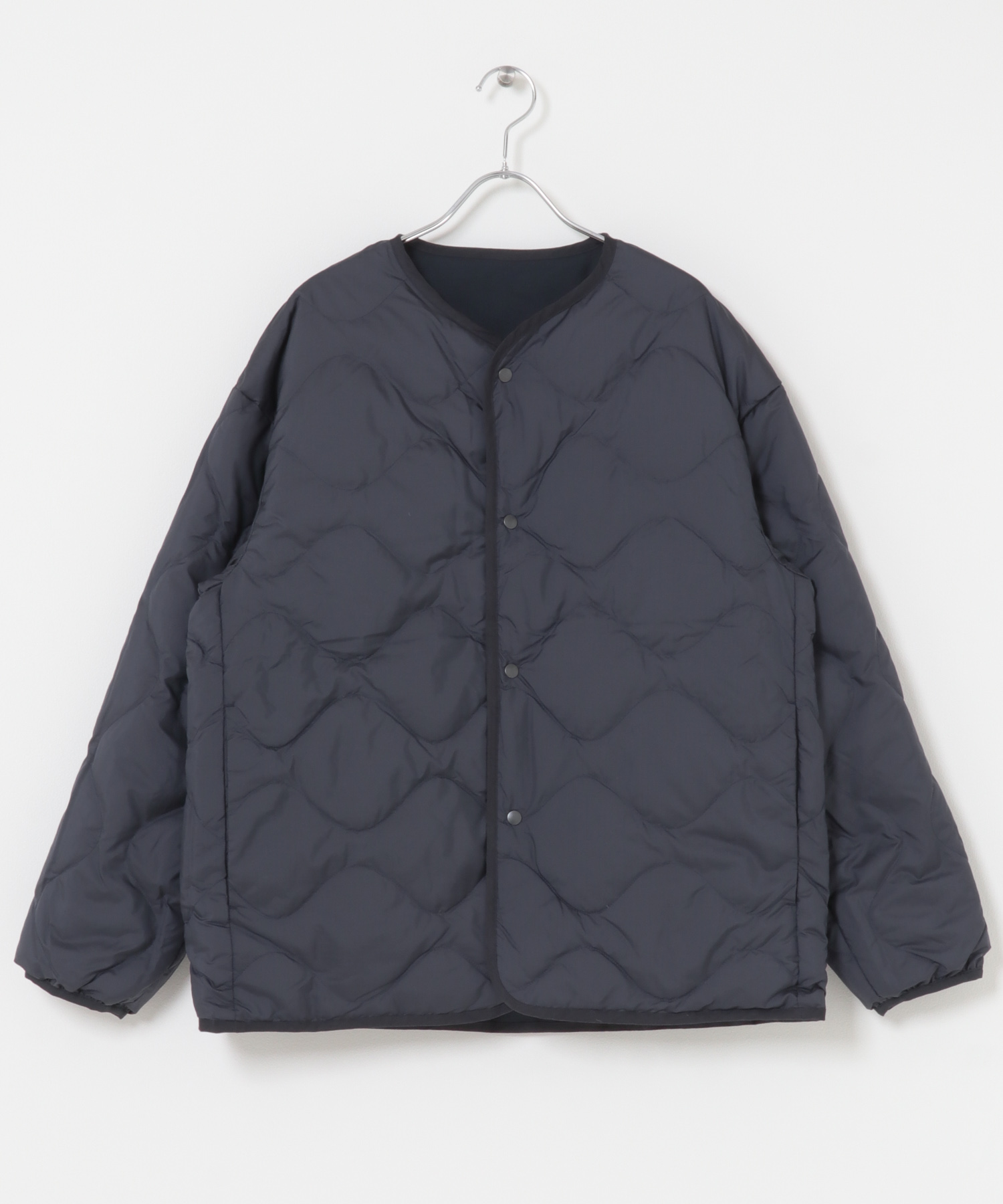 nanamica　Reversible Down Cardigan Navy(N) M