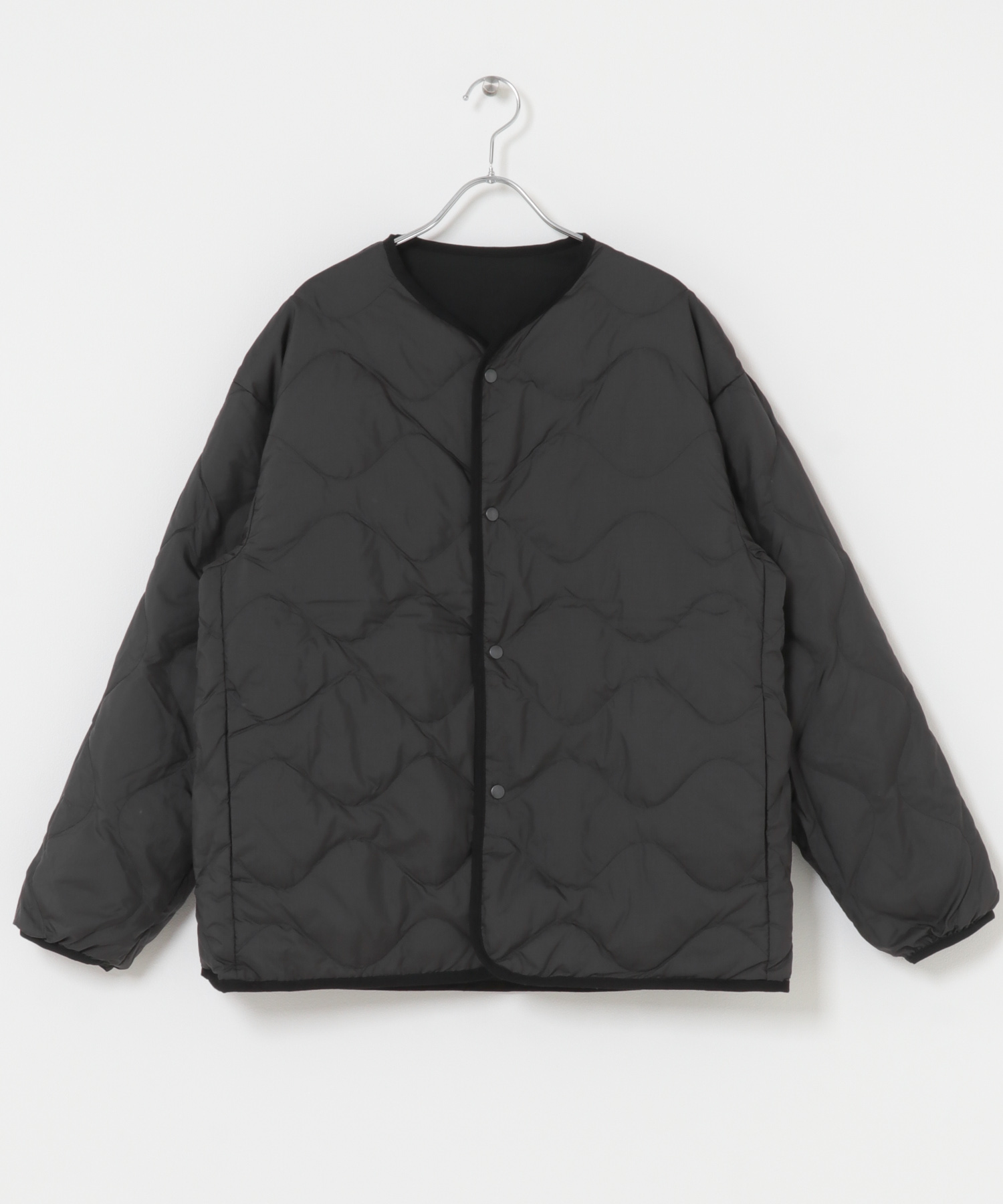nanamica　Reversible Down Cardigan Black(K) M
