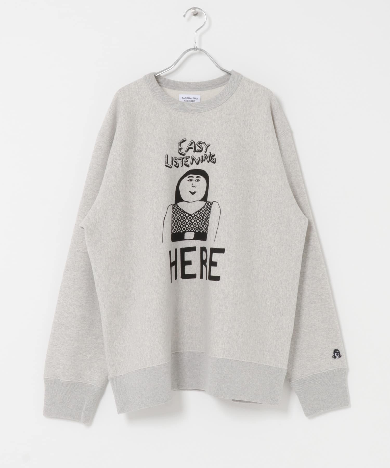 トップス yuta1970 TACOMA FUJI RECORDS EASY LISTENING HERE SWEAT(M OATMEAL): トップス