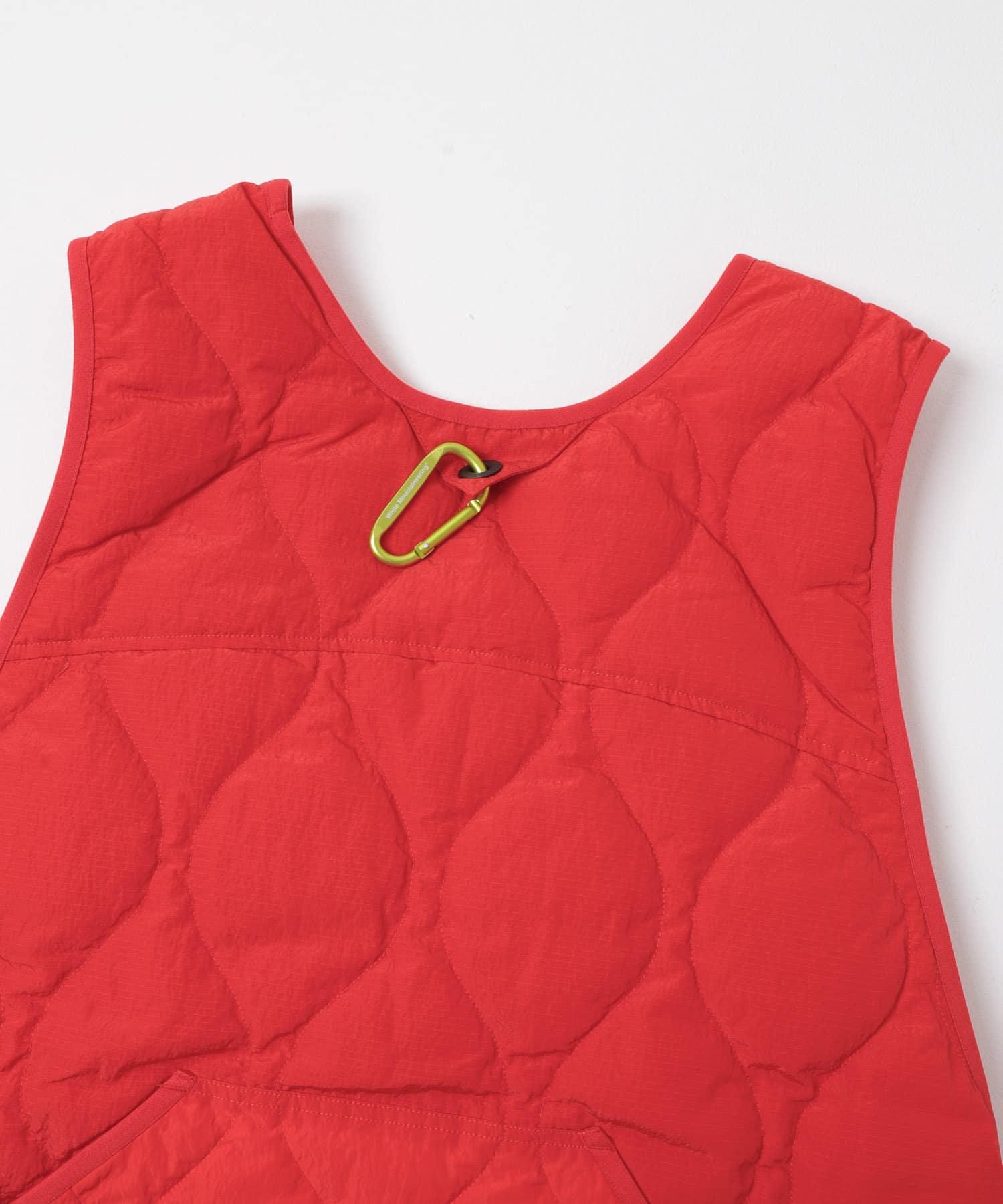 WHITE MOUNTAINEERING　QUILTING DOWN VEST RED 2