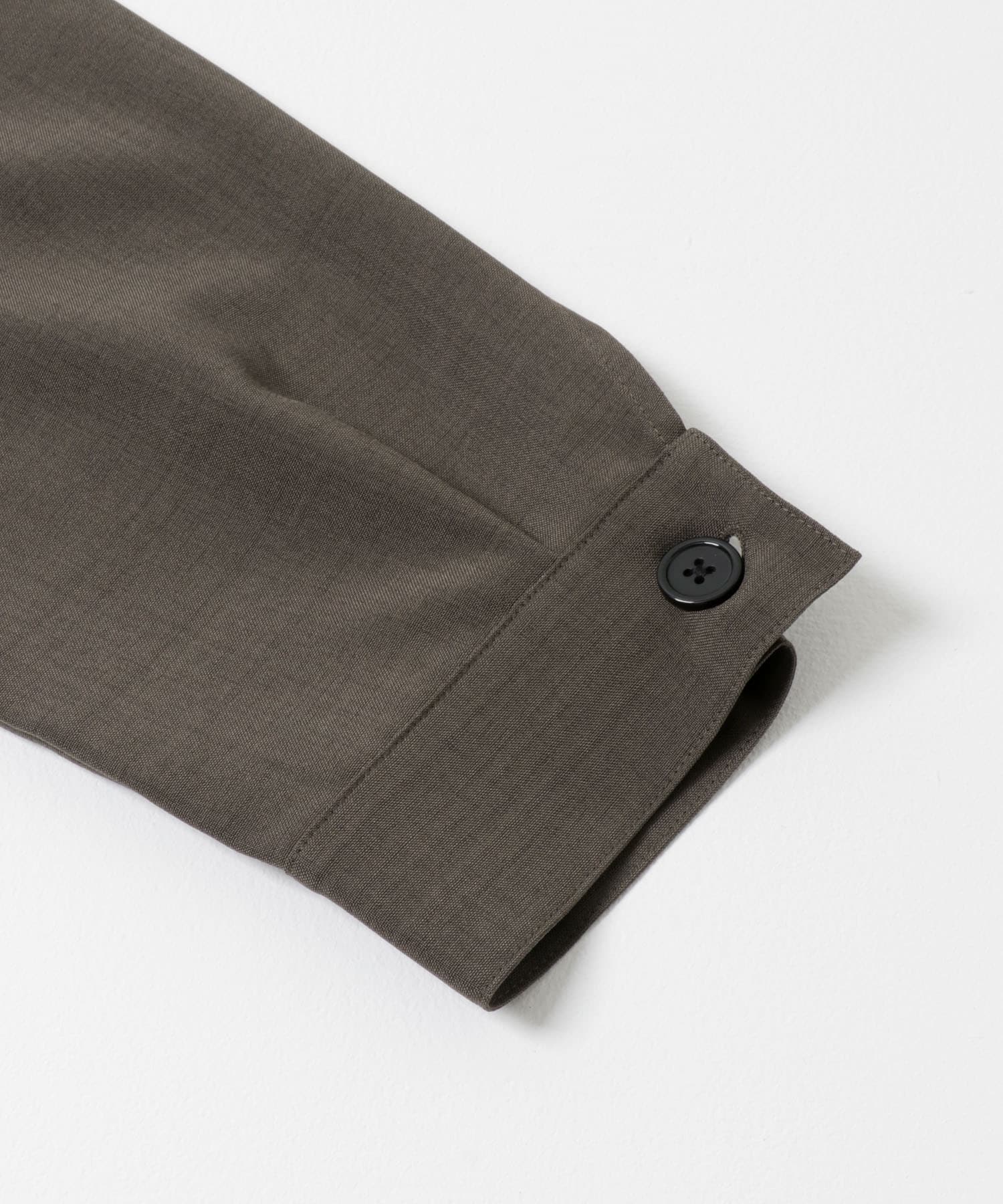 2way ストレッチ比翼ジャケット OLV M