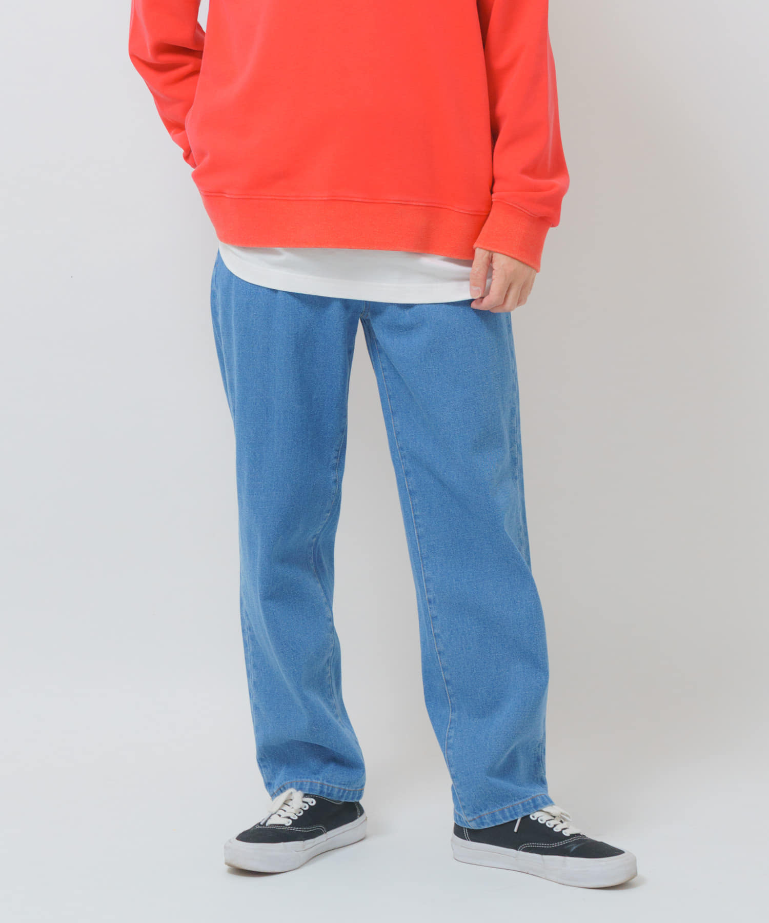 5-pocket DENIM PANTS BLU M