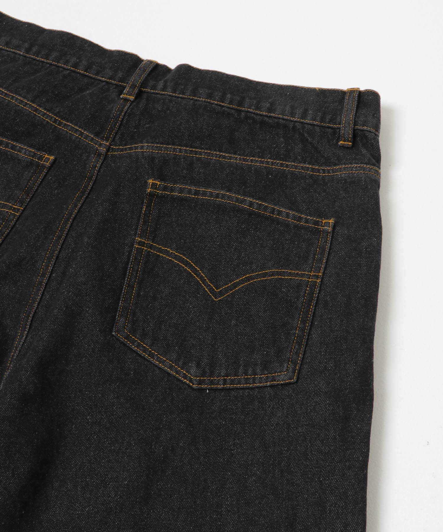 5-pocket DENIM PANTS BLK M