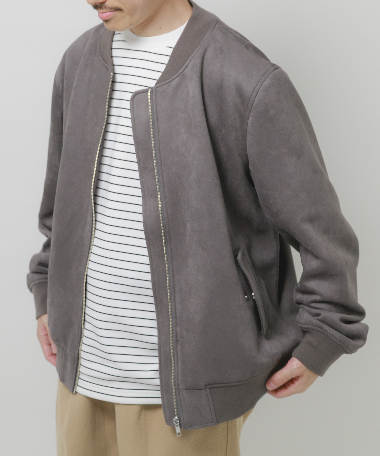 F.S. ジップアップブルゾン