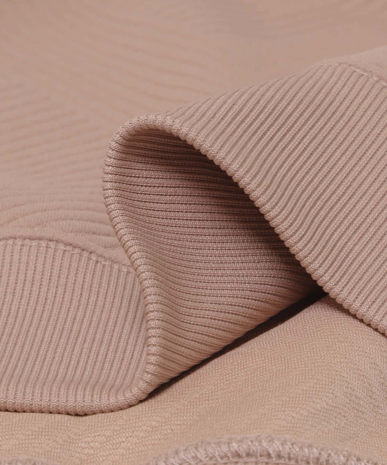 刺繍ジャカードロングスリーブカットソー P.BEIGE M