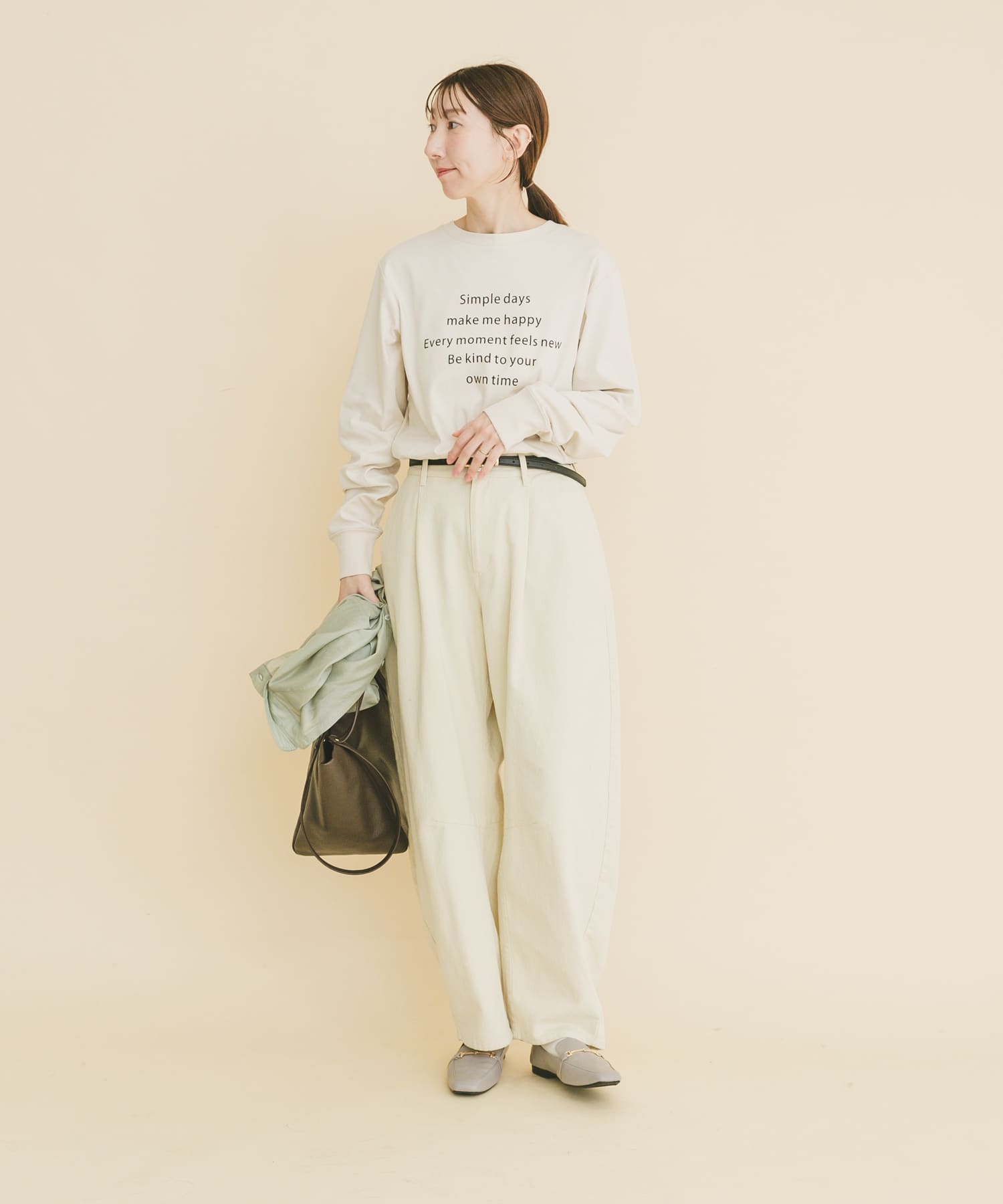 身長：164cm サイズ：Free