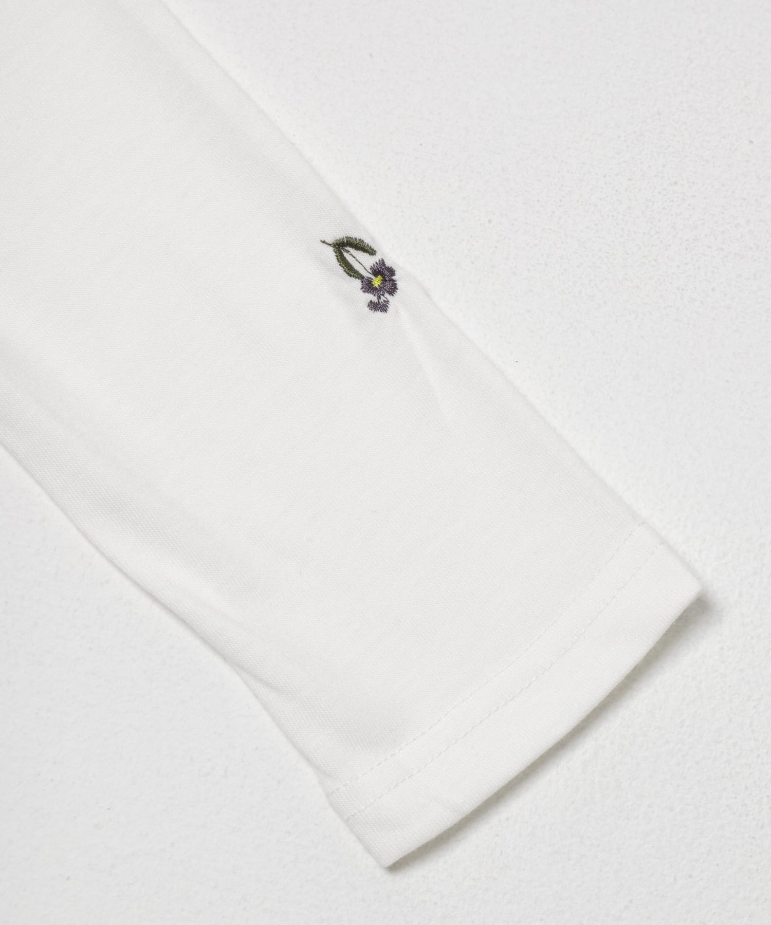 ワンポイント刺シュウロンTシャツ OFF Free