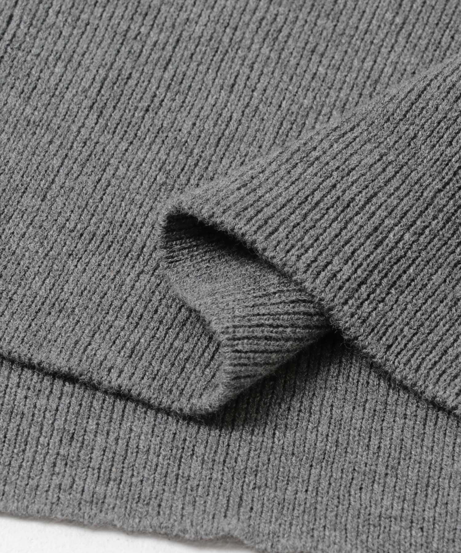 配色ポロニット GRY Free