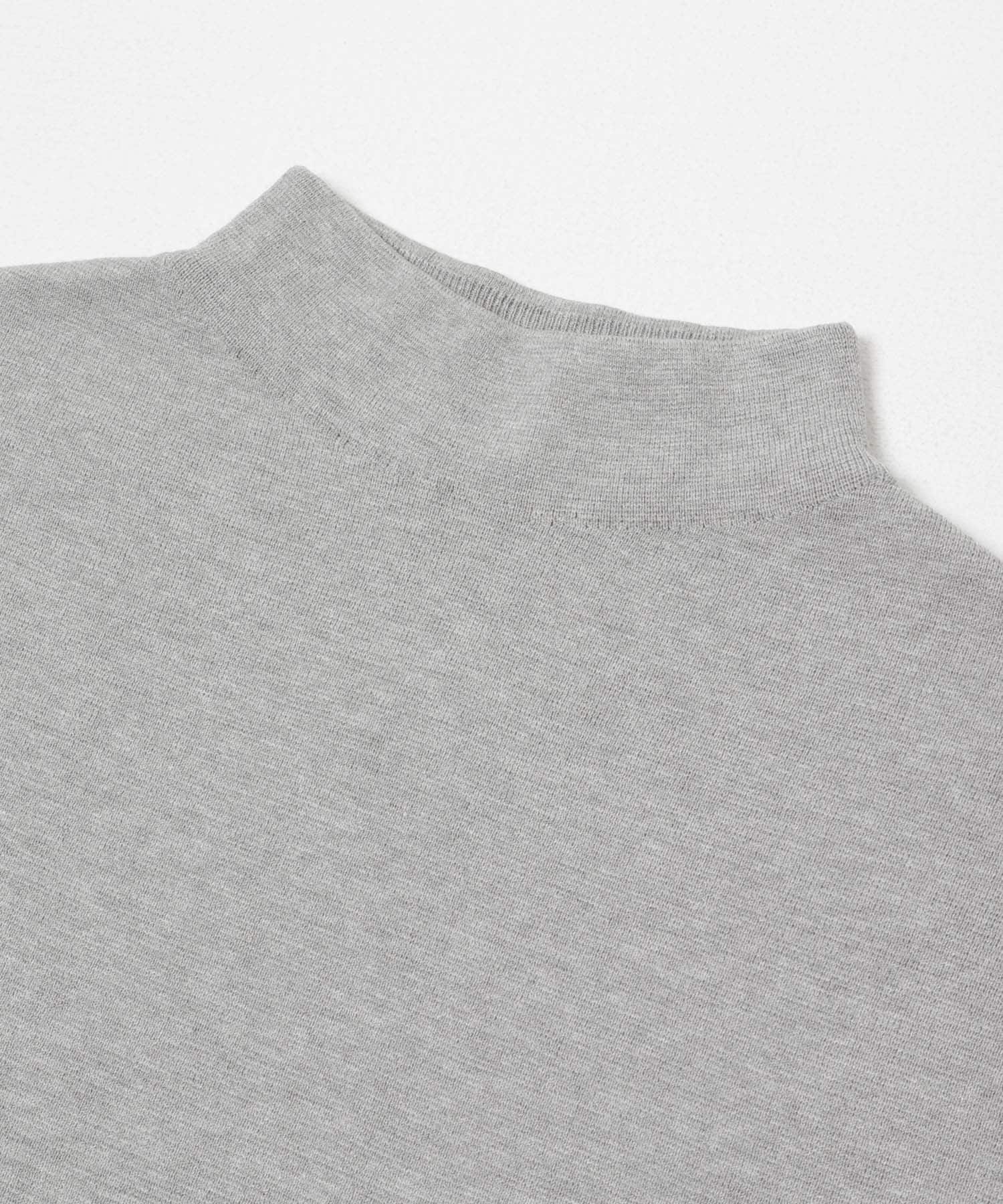 ボトルネックニットプルオーバー GRY Free