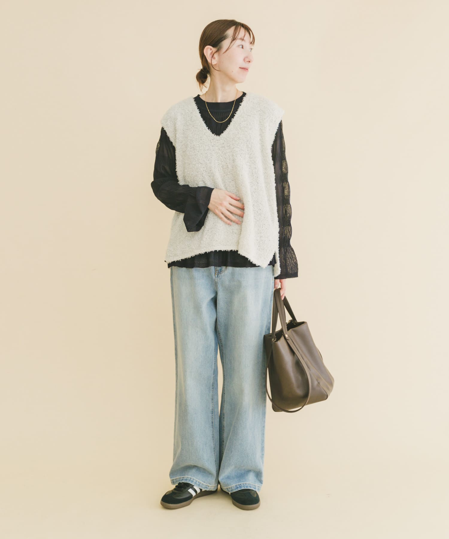 身長：164cm サイズ：Free