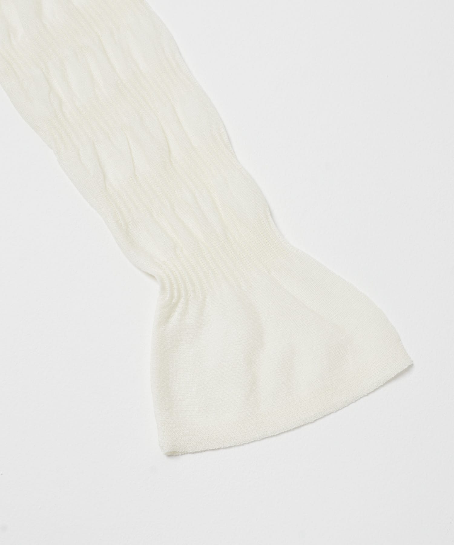 シャーリングフレアスリーブニット OFF Free