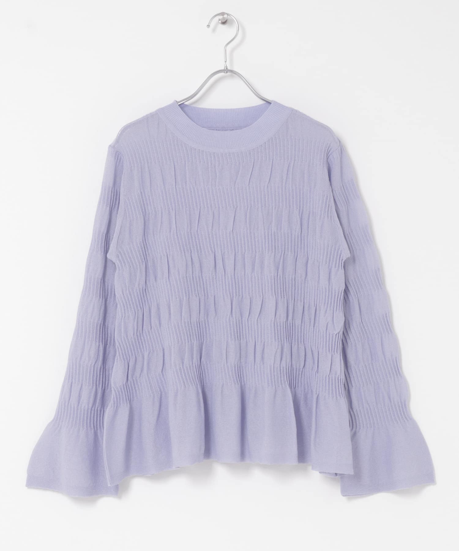 シャーリングフレアスリーブニット LVD Free