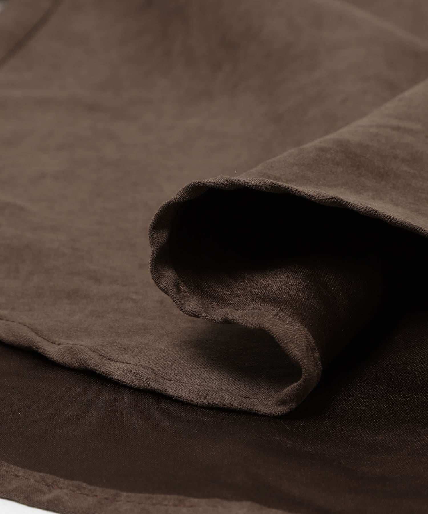 ピーチスキンシャツ BRN Free