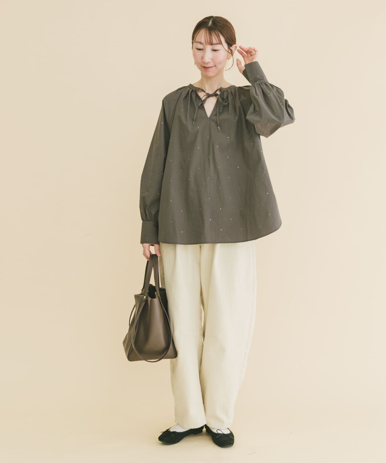 身長：164cm サイズ：Free