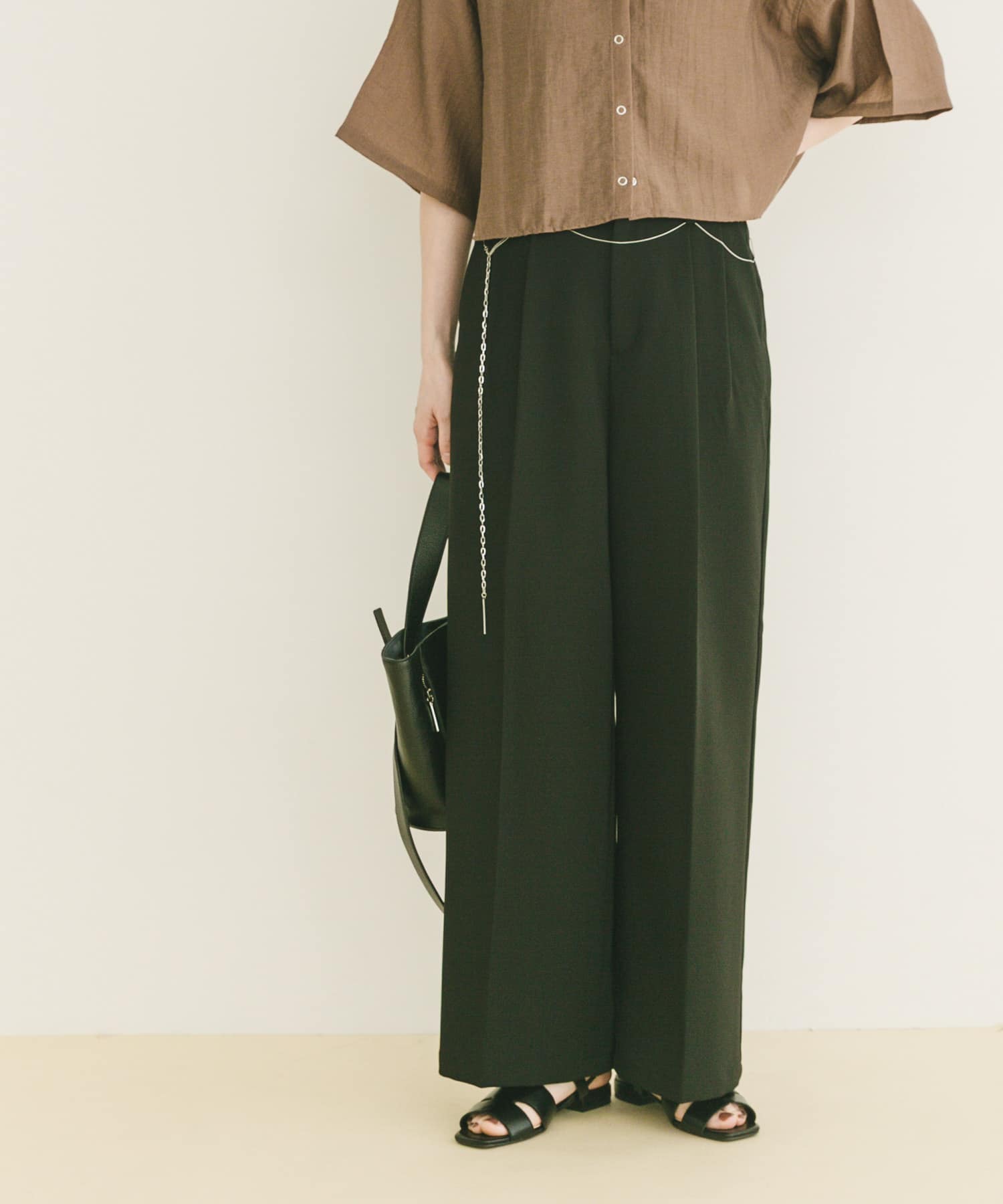 チェーンベルト付きパンツ(Free BLK): ボトム｜URBAN RESEARCH公式