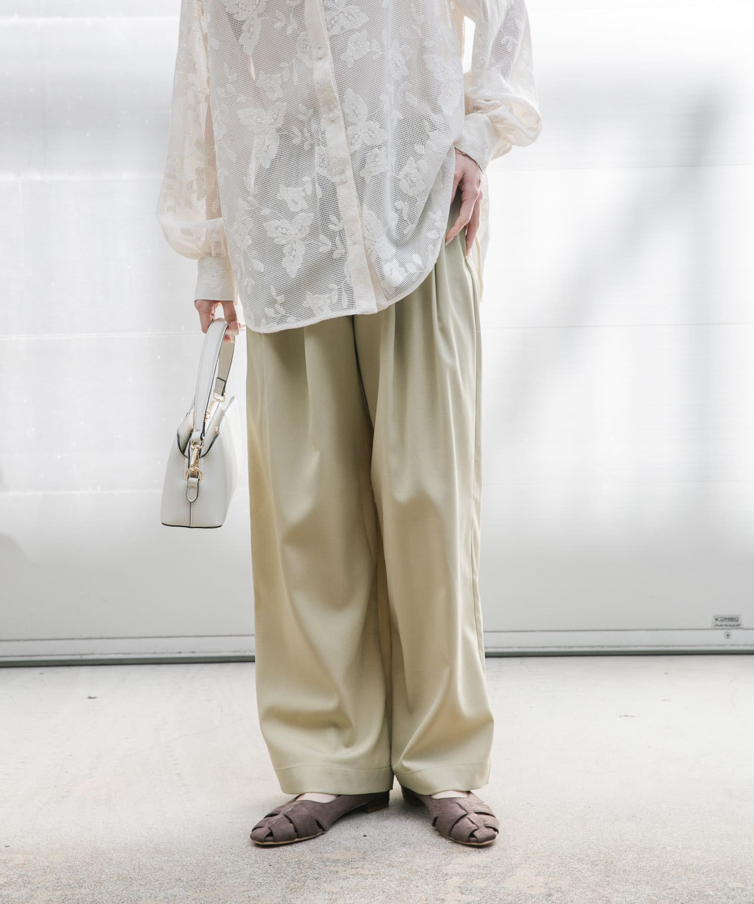 『イージーケア/速乾/UVカット』強撚イージーパンツ