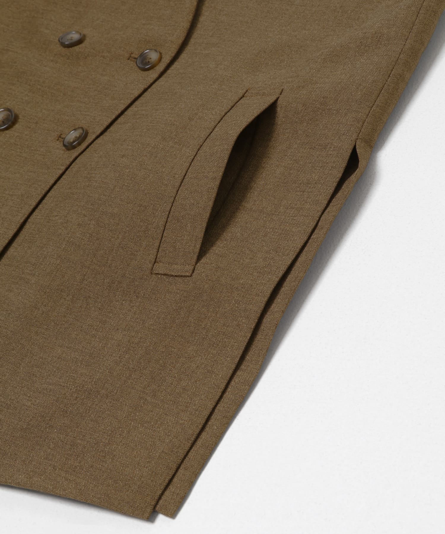 『UVカット/接触冷感』ホップサックジレ×パンツセット BRN Free