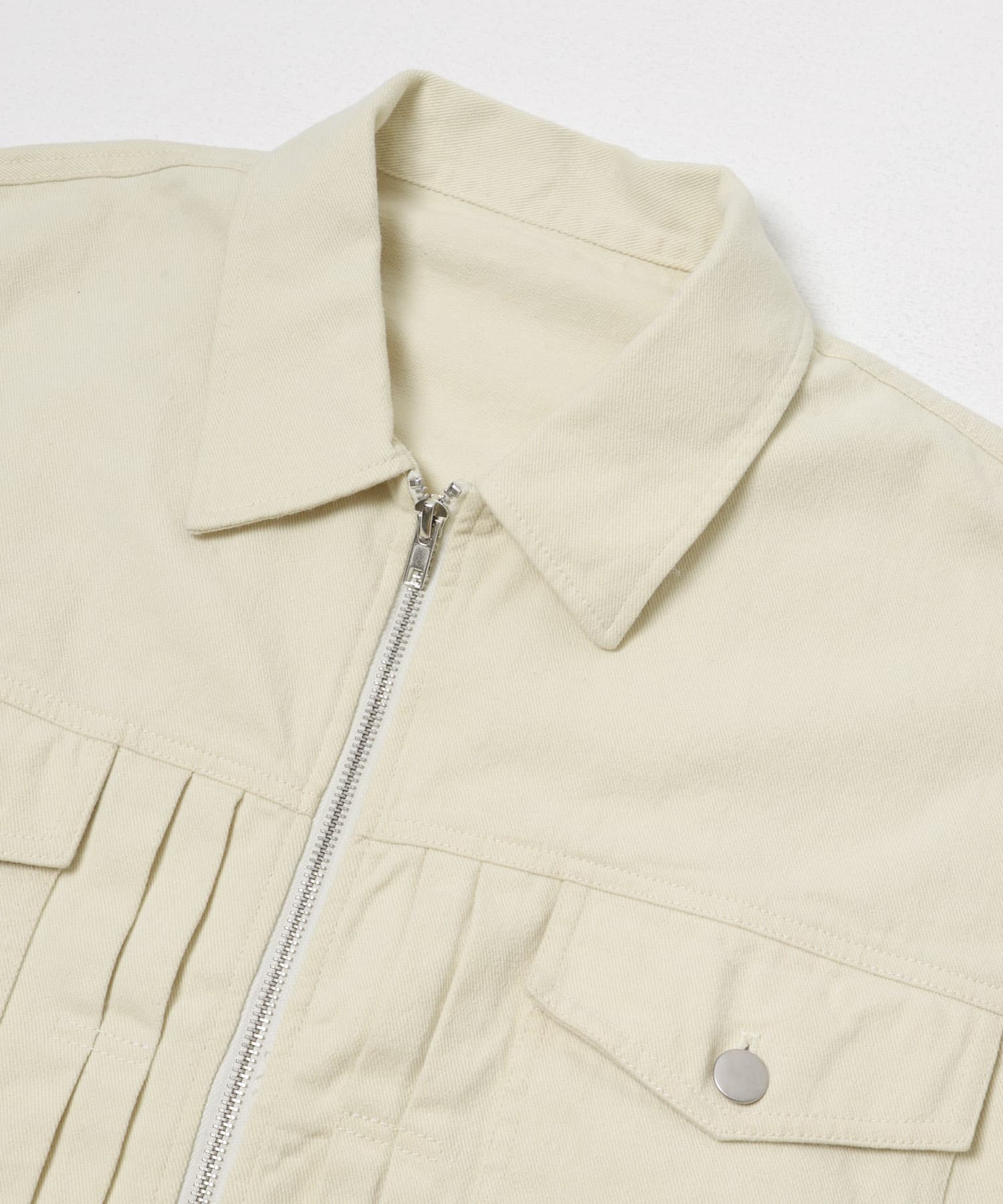 袖ボリュームZIPブルゾン CREAM Free