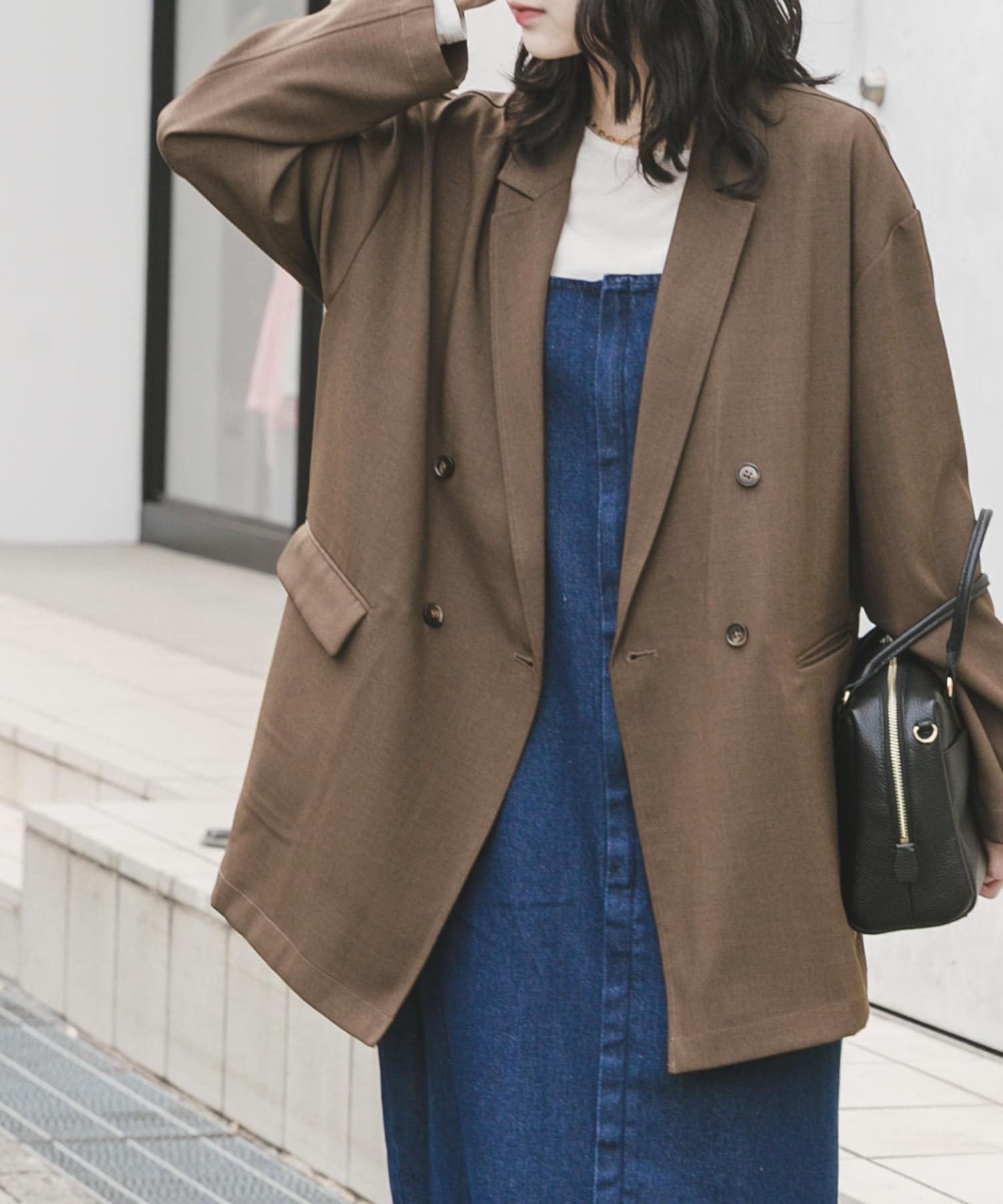 リネンライクジャケット