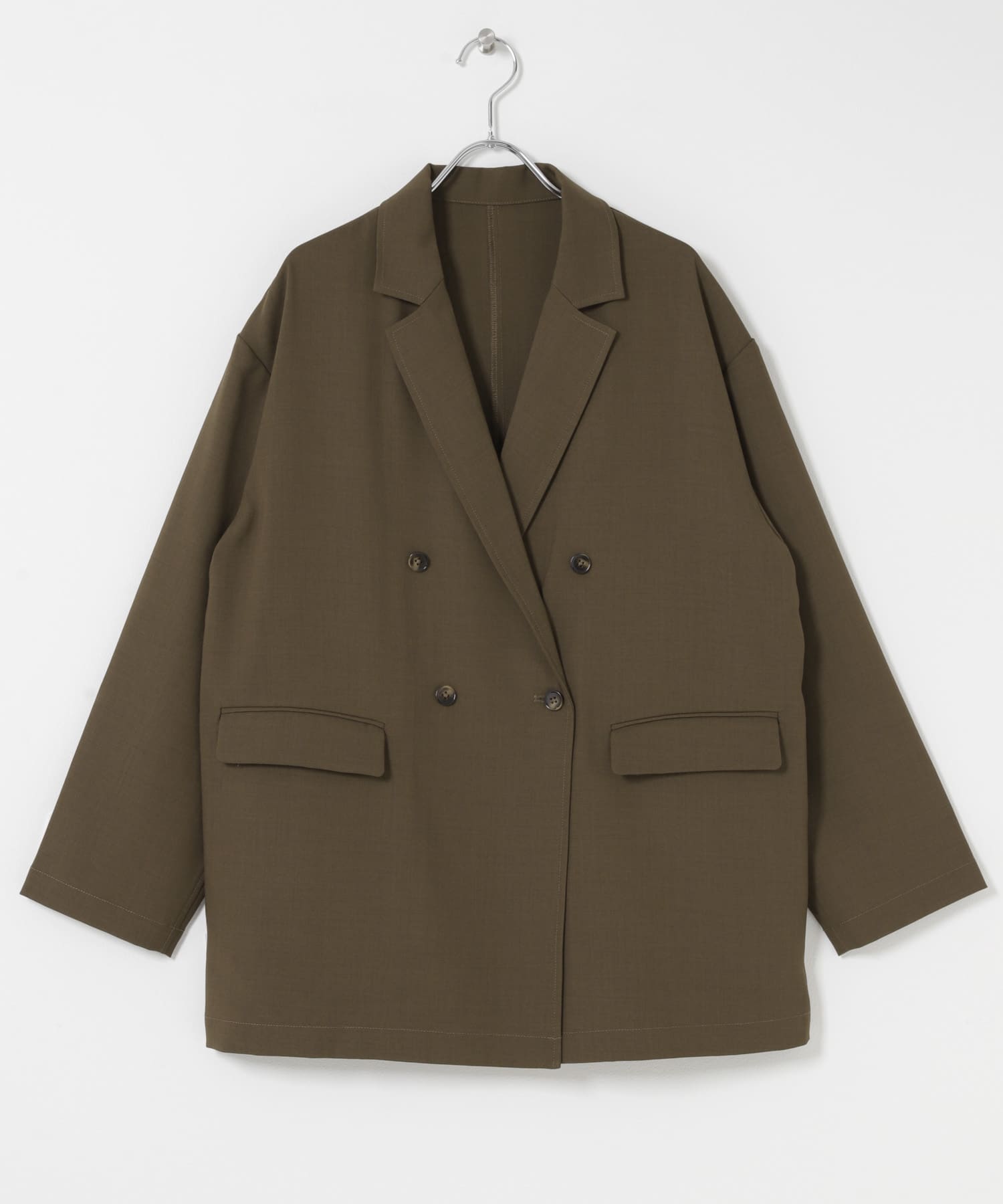 リネンライクジャケット BRN Free